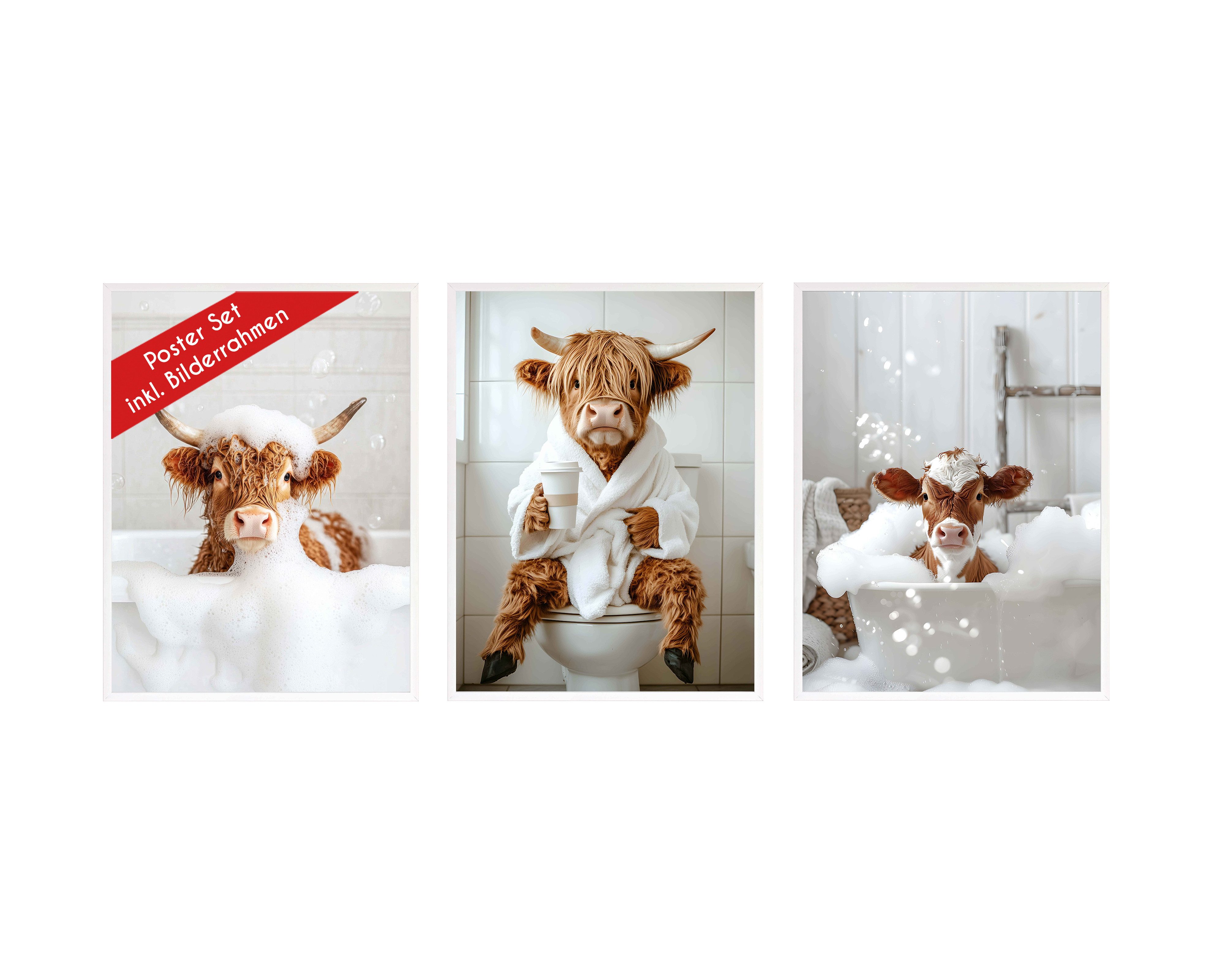Wackadoo Living Poster Set inklusive Bilderrahmen, günstig online kaufen