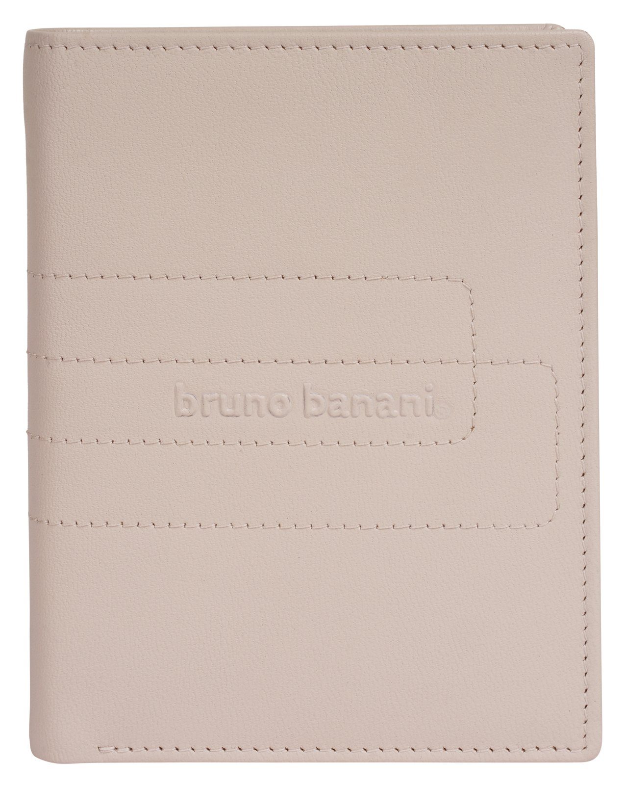 Bruno Banani Geldbörse BRUNO BANANI Herren, Damen echt Leder, echt Leder