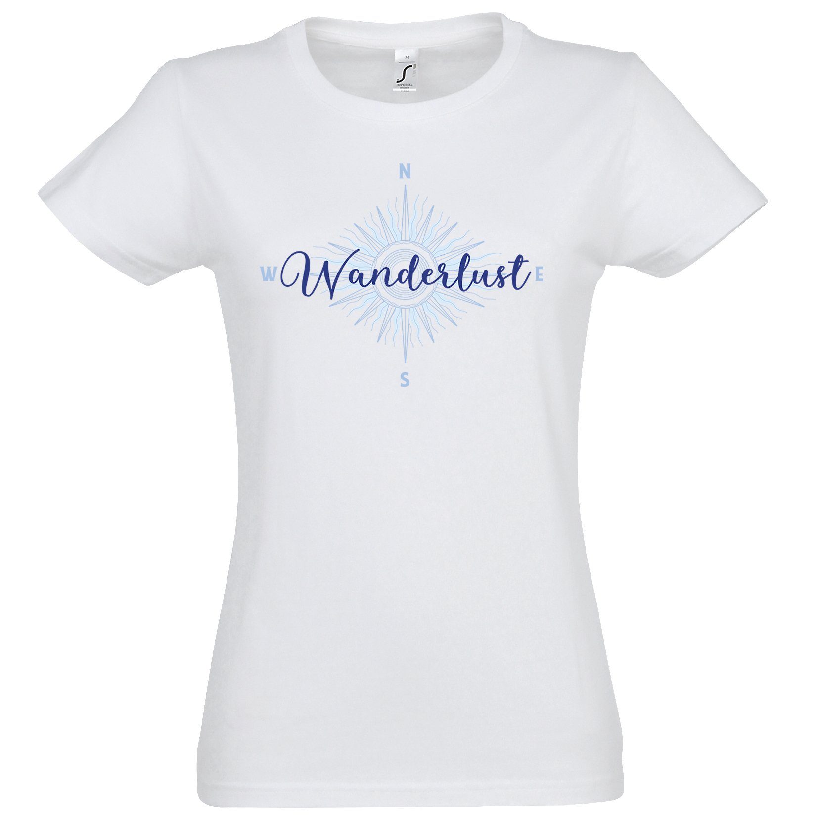 Youth Designz T-Shirt Wanderlust Damen Shirt mit trendigem Frontprint