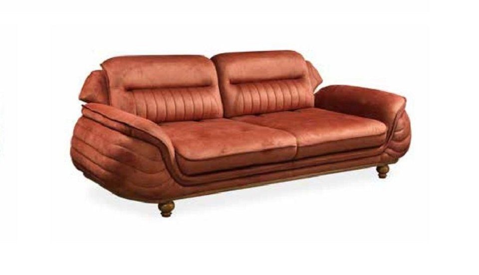 Garnitur 3+3+1 Sitzer Europe Sessel Sofas Sofa Design, Sofagarnitur Made JVmoebel Stoff in Luxus
