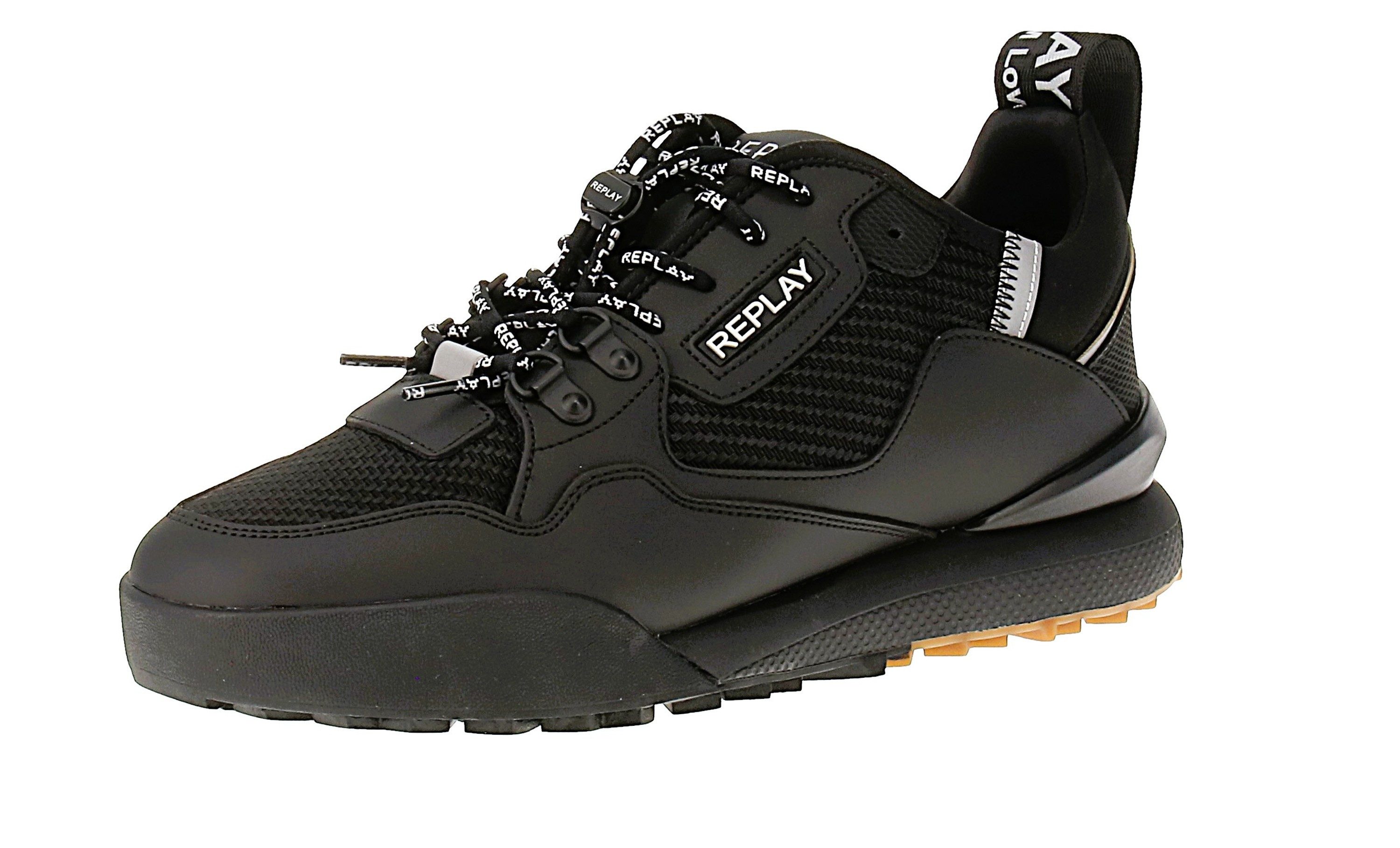 Replay Replay Field 2.0 Race GMS8L C0200L - Herren Sneaker - C098-Black Sneaker