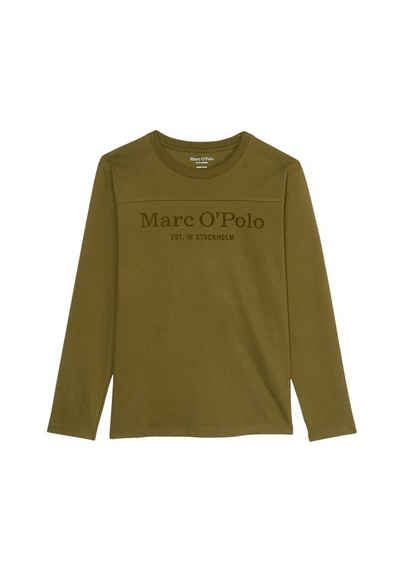 Marc O'Polo Langarmshirt aus softem Bio-Baumwoll-Jersey