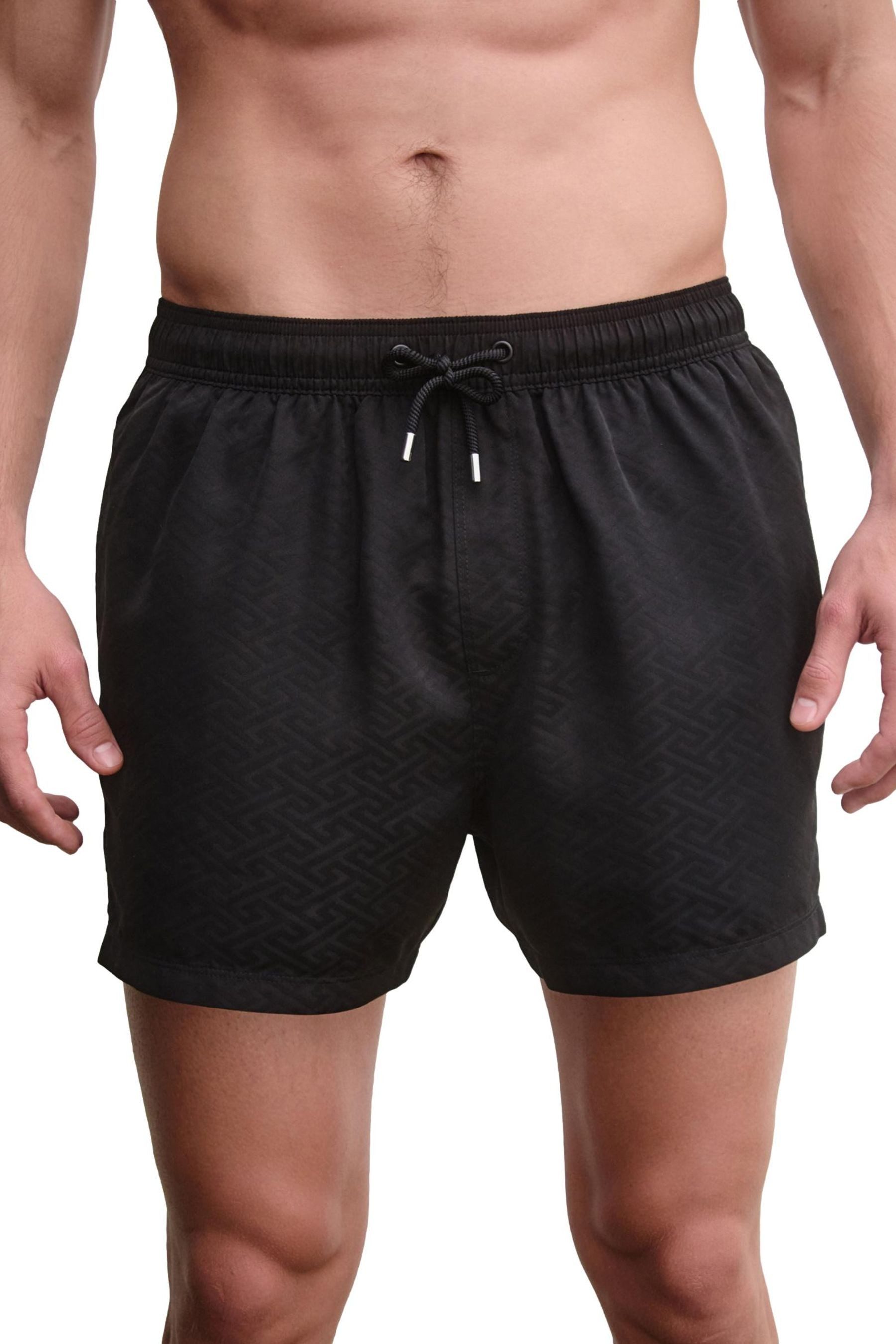 Next Badeshorts Jacquard-Badeshorts mit Geo-Muster 4{dq} (1-St)