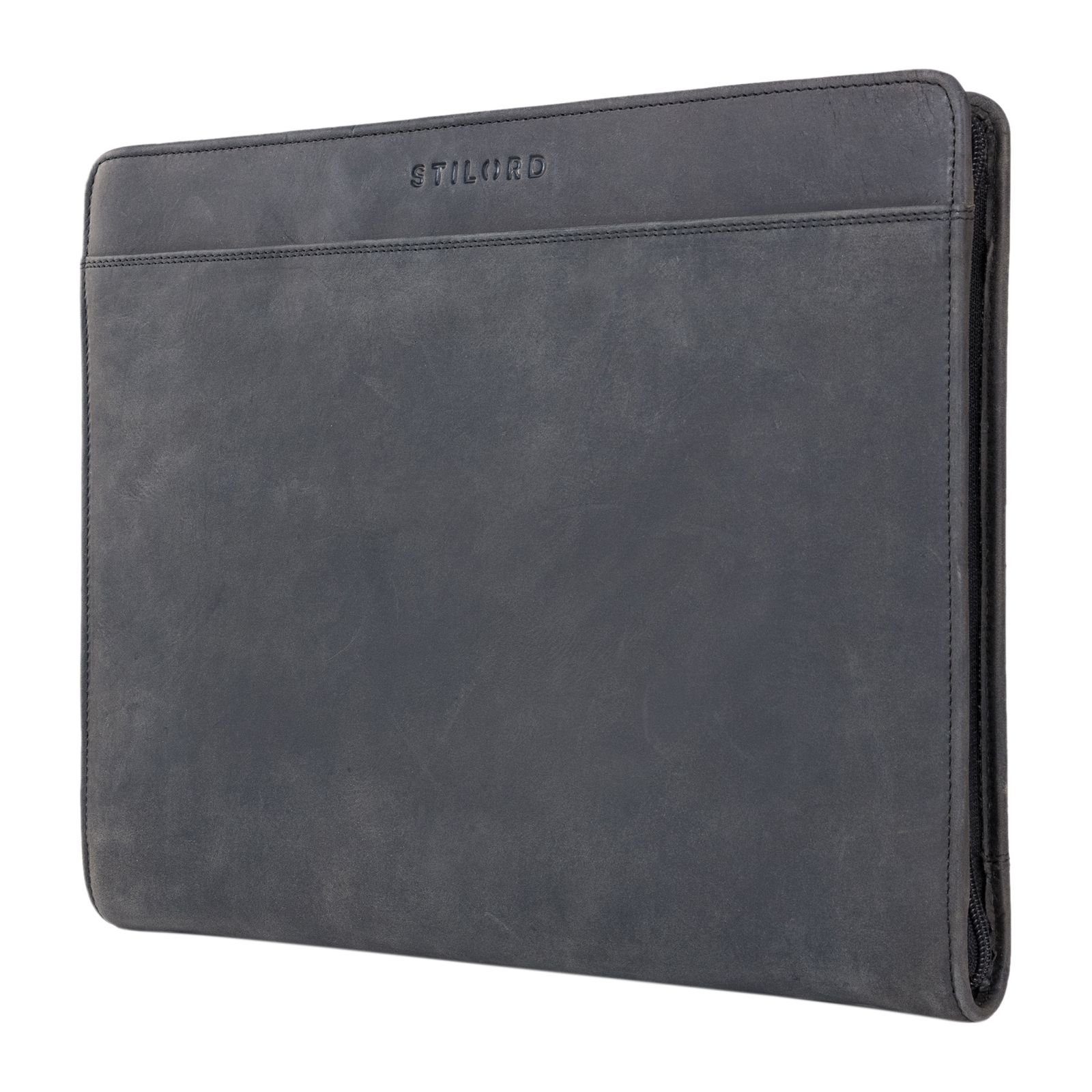STILORD Konferenzmappe "Josh" Leder Aktenmappe Vintage