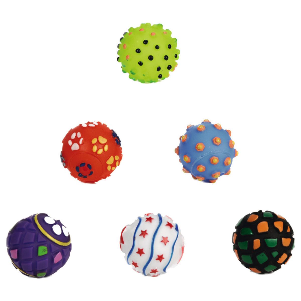 Beeztees Tierball Hundespielzeug Ball Alix aus Vinyl