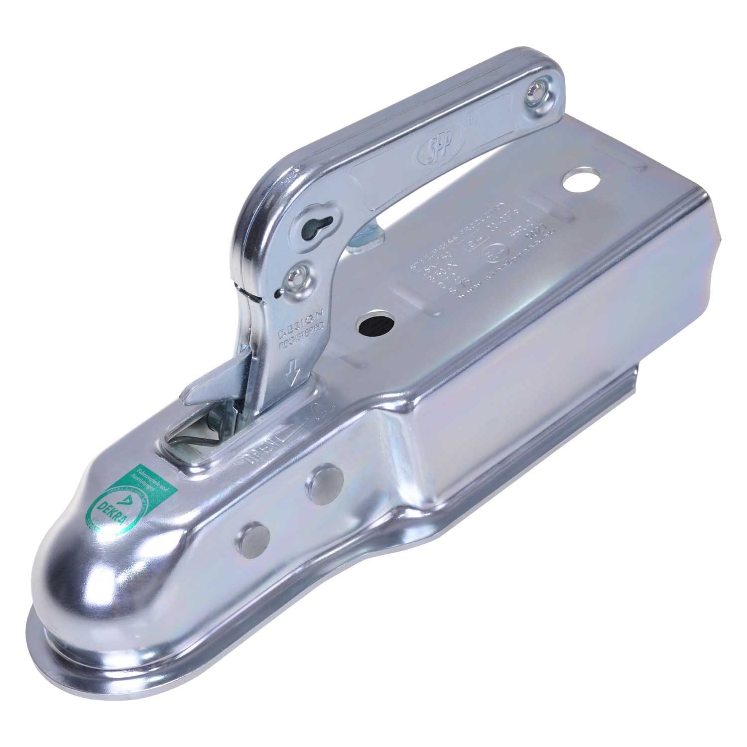 Diedrich Filmer GmbH Anhängerkupplung Kupplungsklaue Zugmaul Zugkugelkupplung Silber (1-St), Anhänger Kupplung Anhängerkupplung 70mm 750kg Eckig Vierkant Deichsel