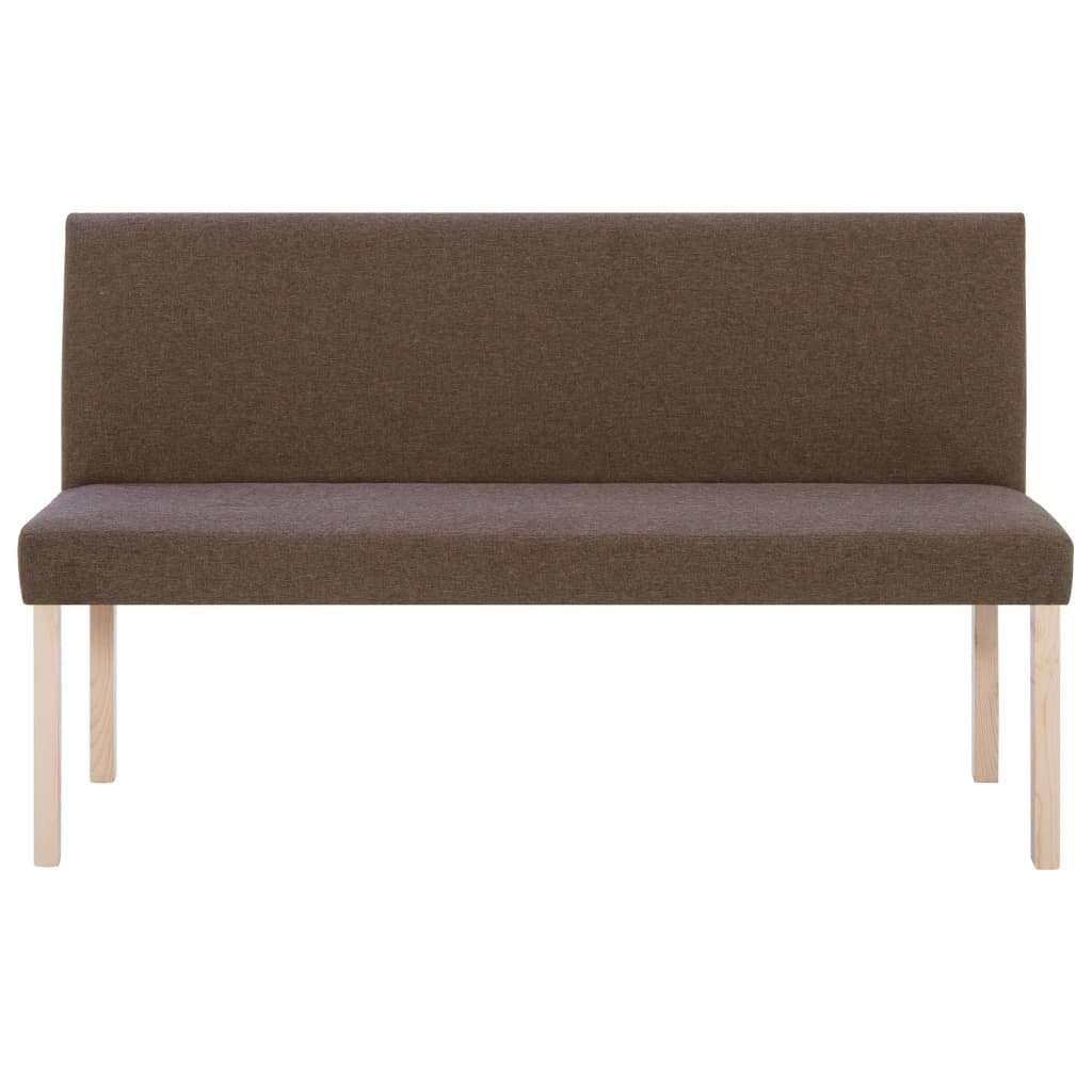 furnicato Truhenbank Bequeme Flurbank aus massivem Kiefernholz Braun und Natur 139,5x54x85, Komfortable Sitzbank mit Schaumstoffpolsterung für den Eingangsbereich