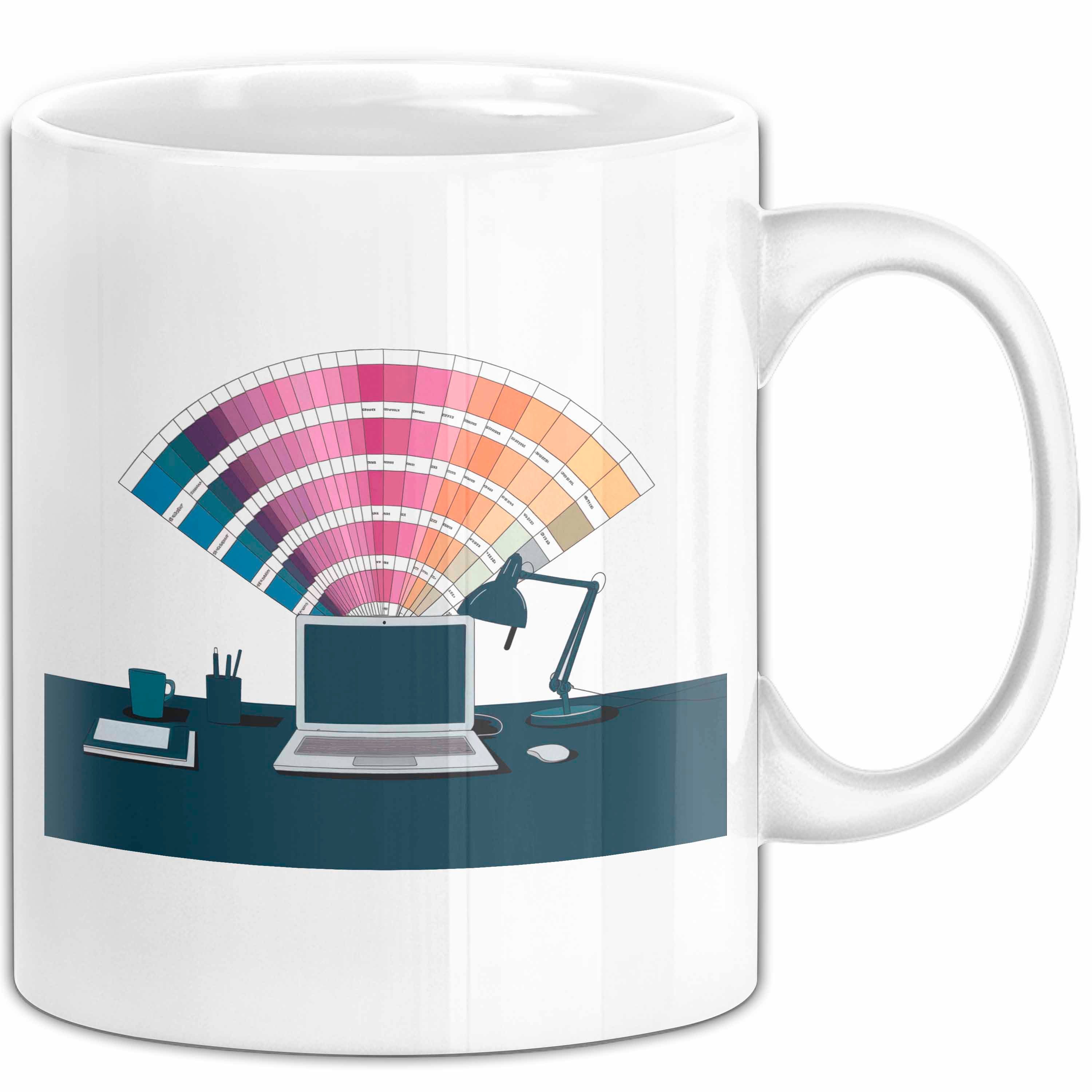 Trendation Tasse Grafik Designer Tasse Geschenk Lustige Geschenkidee Spruch Für Visuell, Keramik