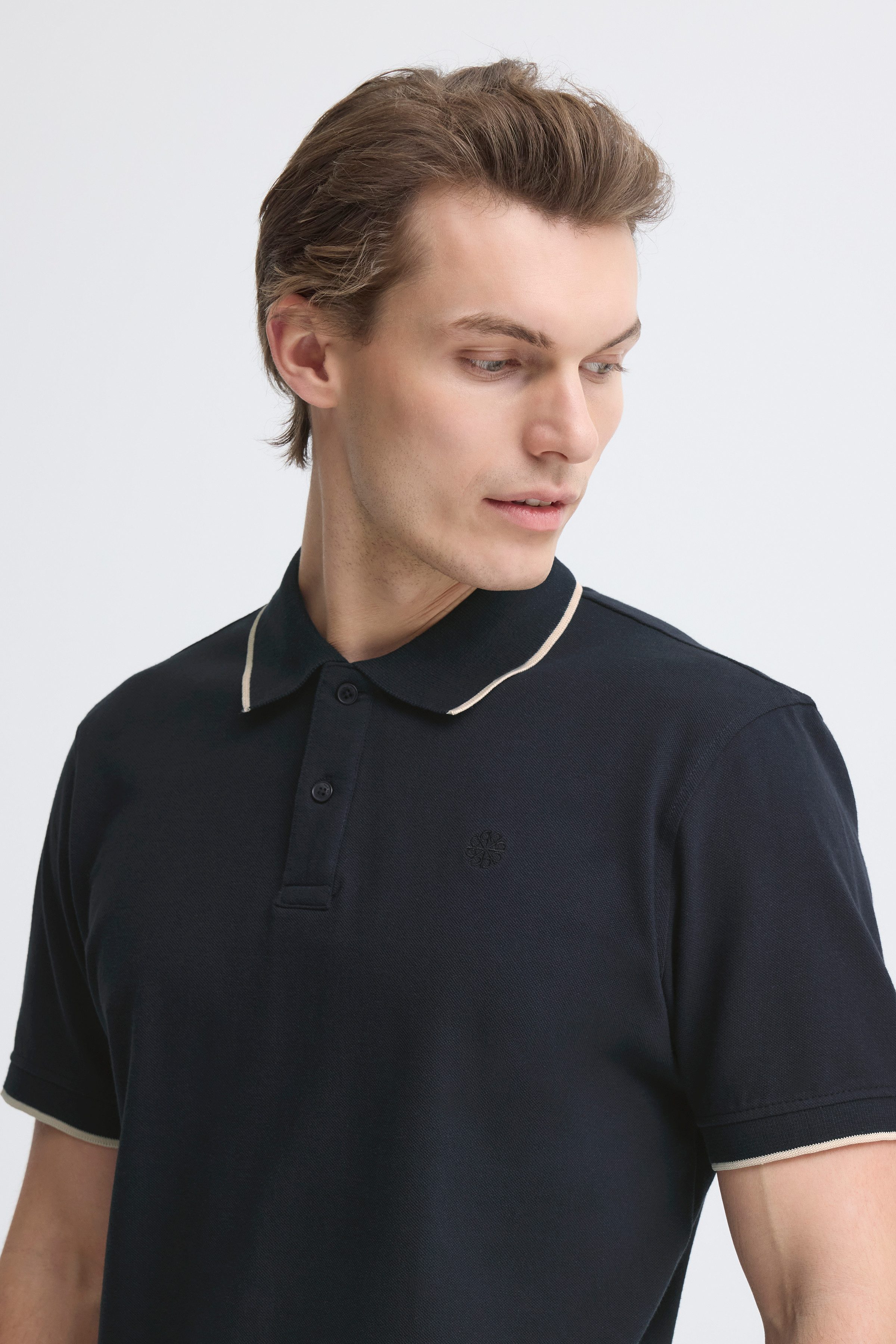 Blend Poloshirt BHEDIN POLO S/S mit Polokragen, aus Baumwolle und Jersey, Regular Fit, Kurzarm – Bild 4 von 5