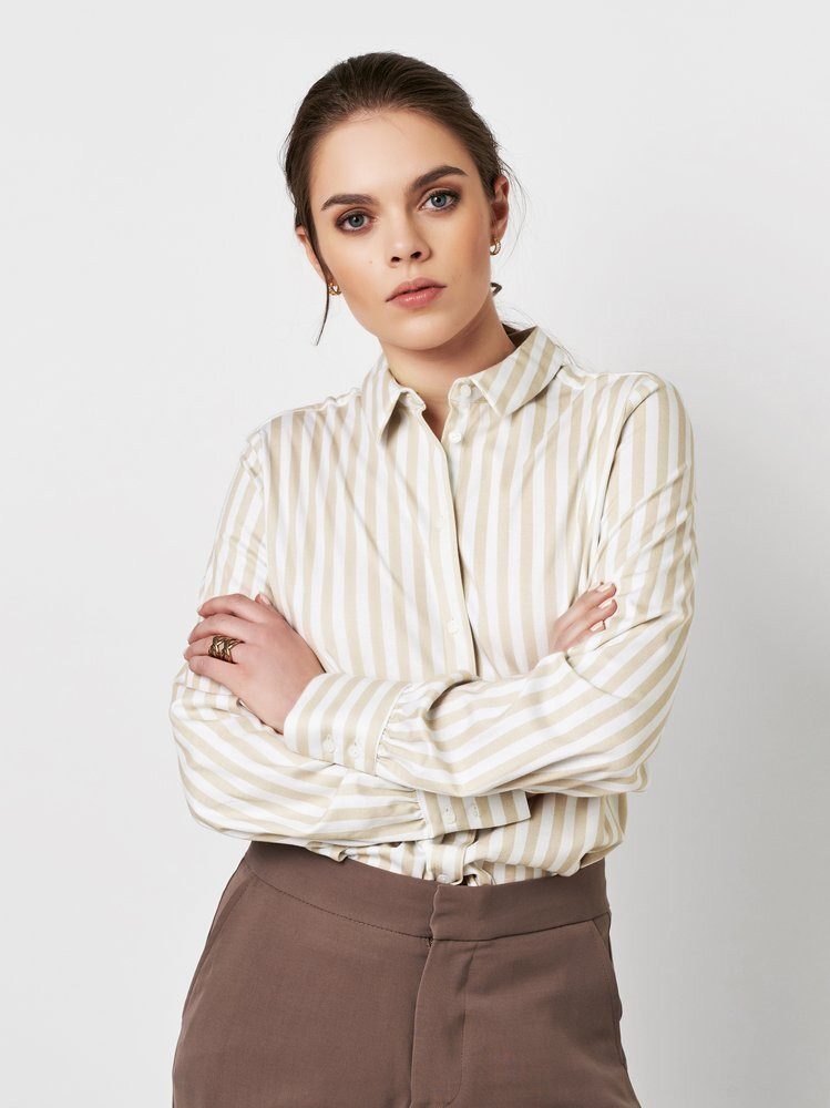 DESOTO Klassische Bluse Lizzy mit Hemdblusenkragen