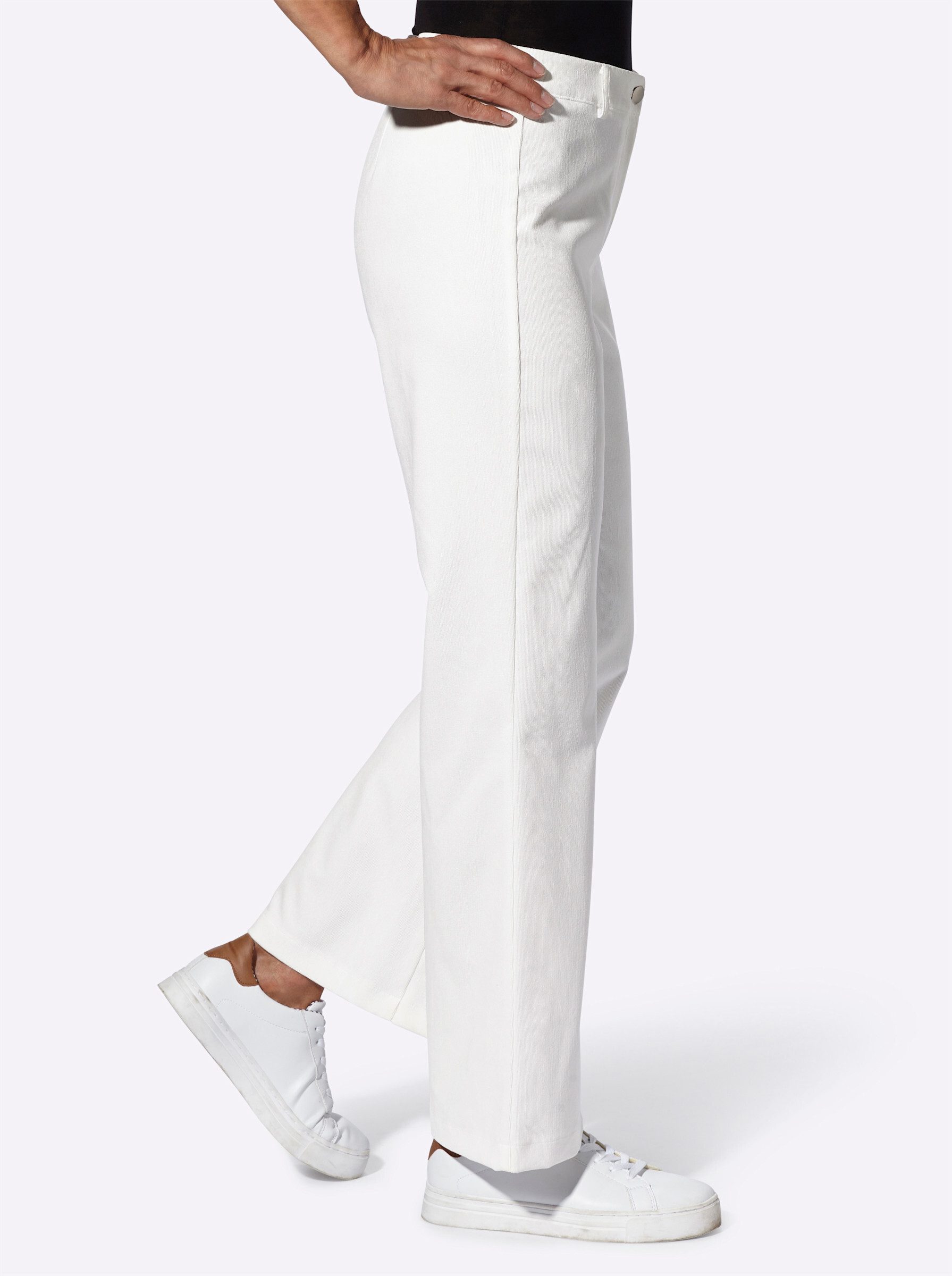 Sieh an! Jerseyhose Cord-Hose komfortabel