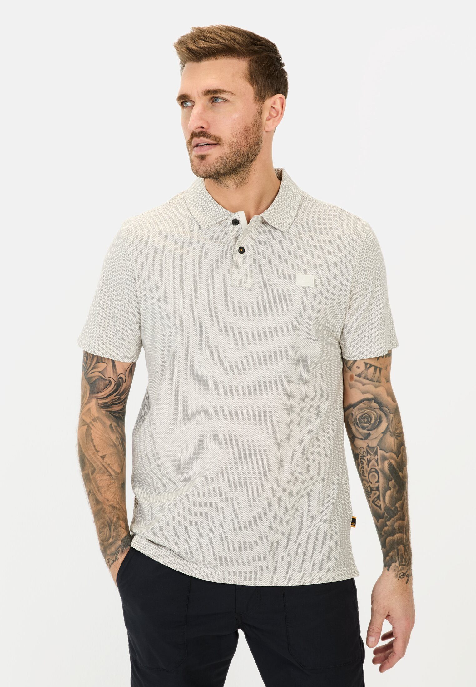 camel active Poloshirt aus reiner Baumwolle Kurzarm Polo Shirts_Poloshirt günstig online kaufen