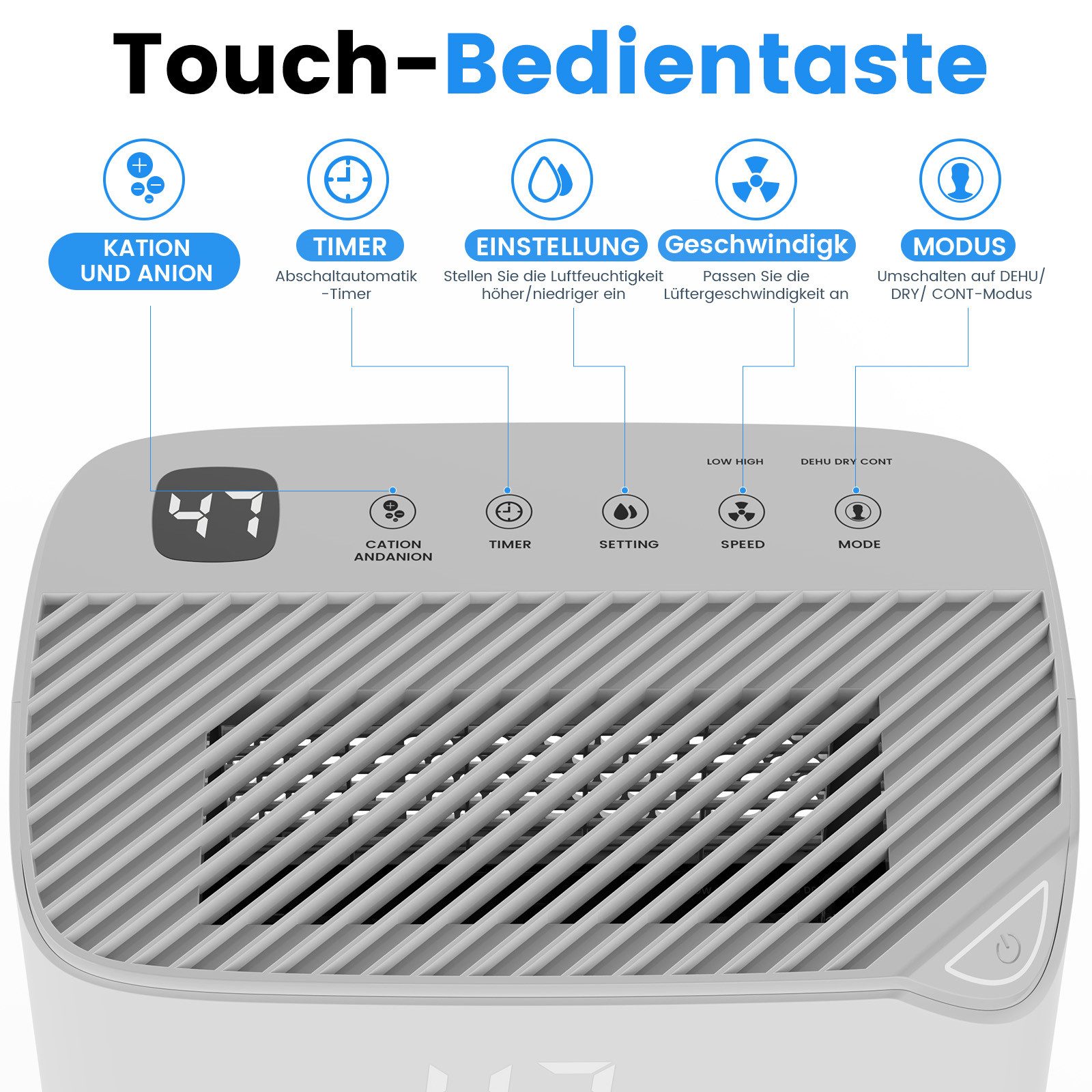 oyajia Luftentfeuchter Luftentfeuchter 12-25L mit WLAN günstig online kaufen