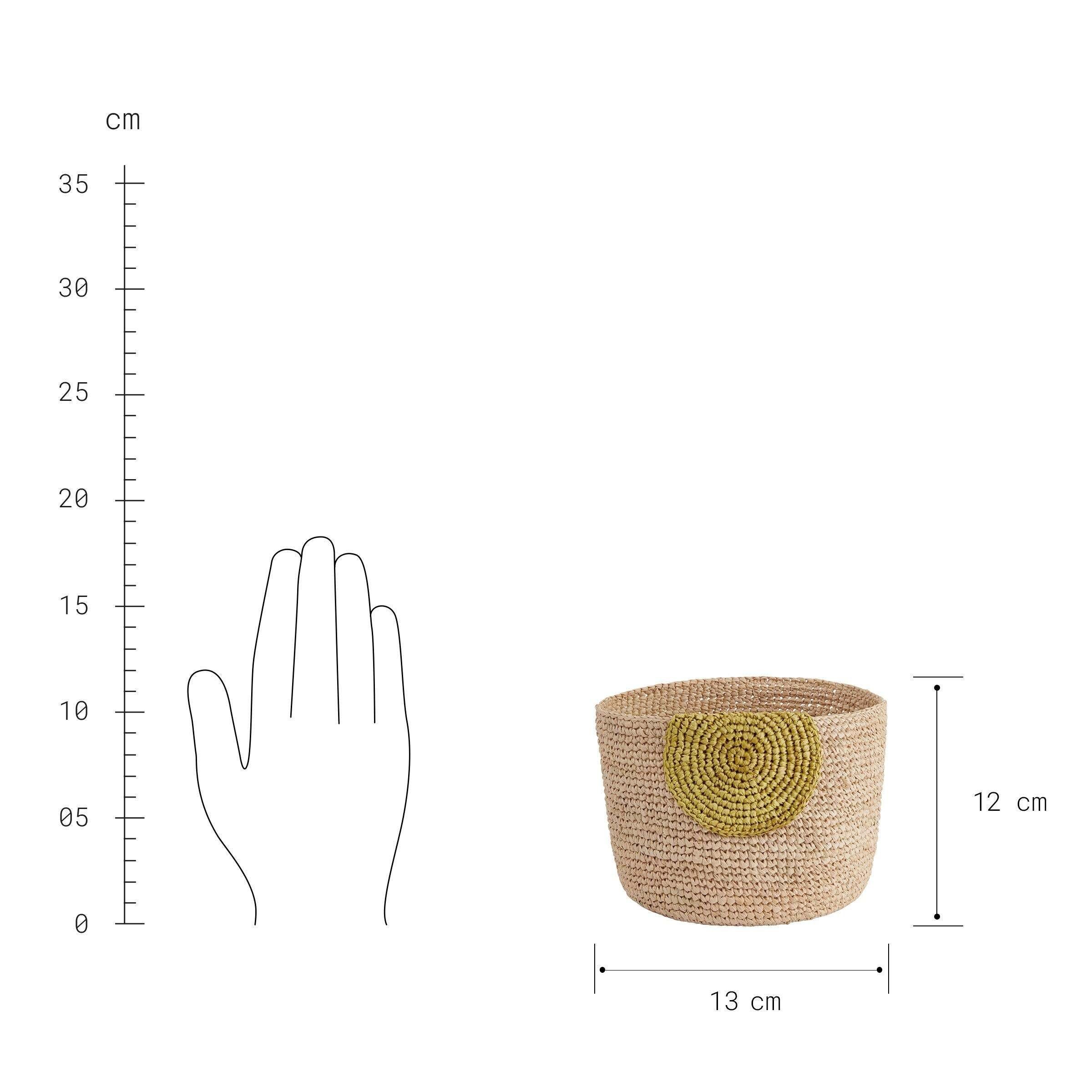 BUTLERS Aufbewahrungskorb ISALO 4-tlg. Raffia aus Korbset handgefertigt