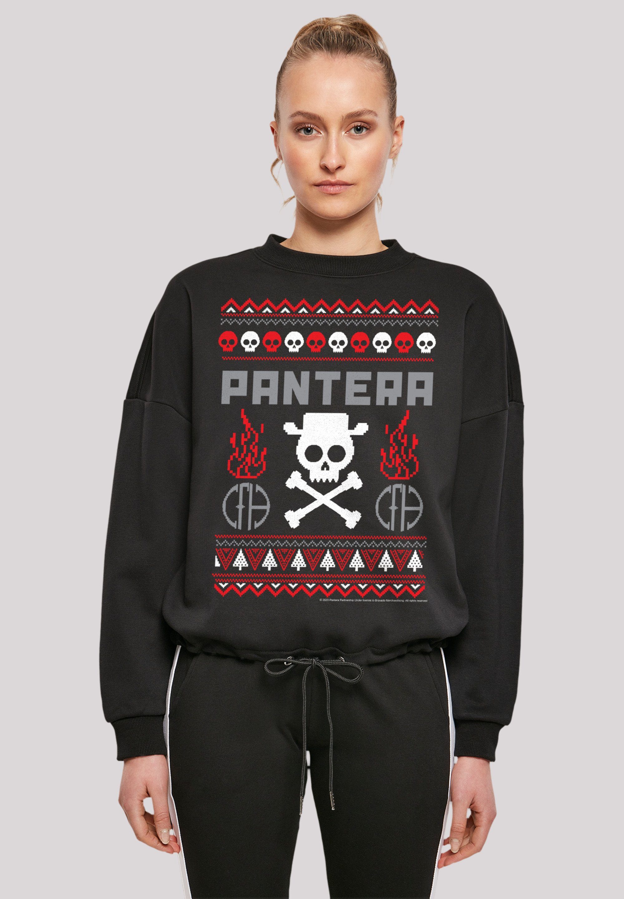 F4NT4STIC Sweatshirt Pantera Weihnachten Christmas Musik, Band, Logo | Sweatshirts