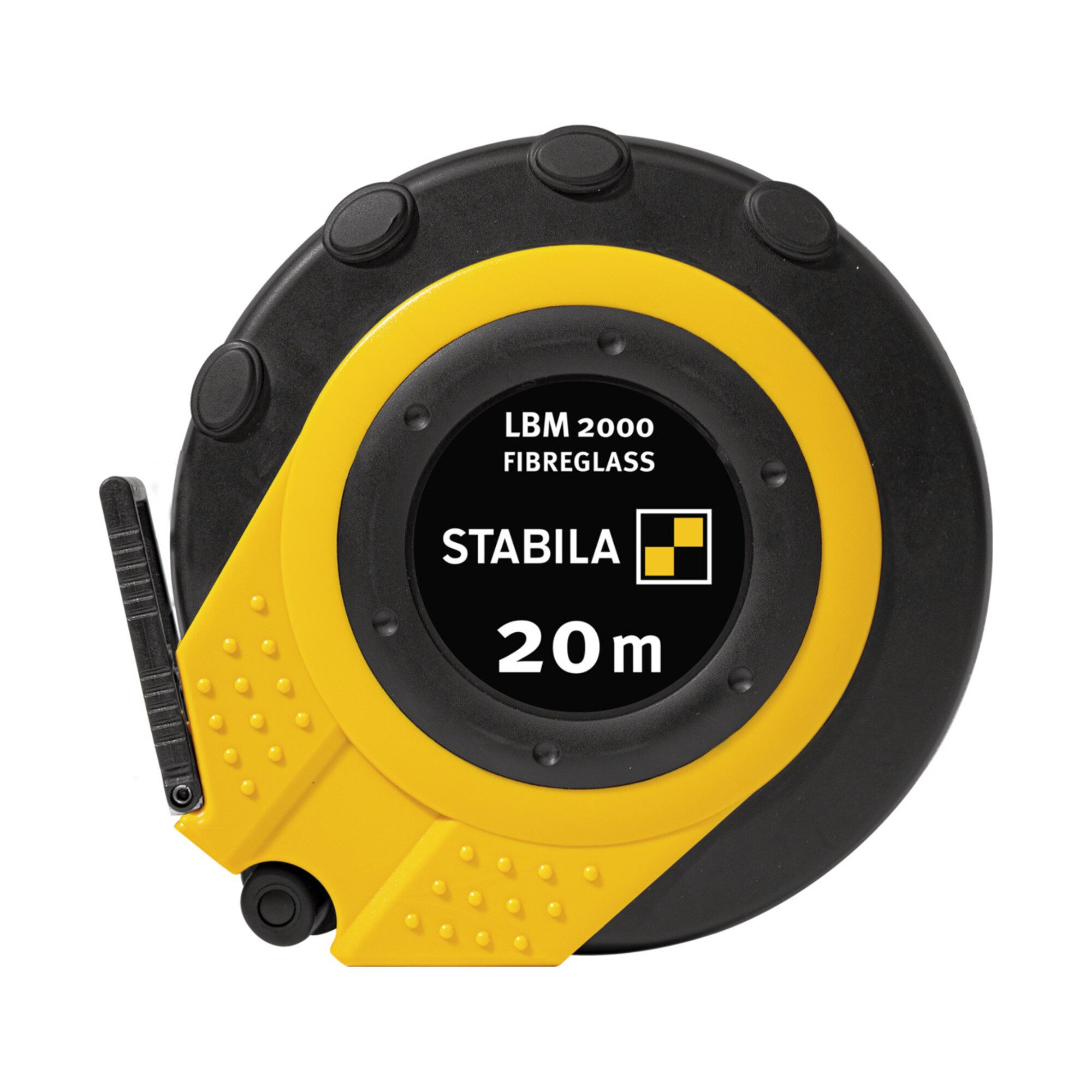 Stabila Maßband STABILA Kapselbandmaß LBM 2000, 20 m, Glasfaserband mit metrischer Ska