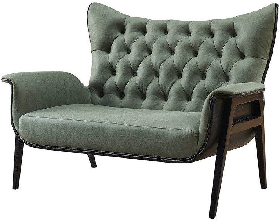 Xlmoebel Sitzbank Lederbank im italienischen Design mit elegantem Bezug (Bank), Hergestellt in Europa