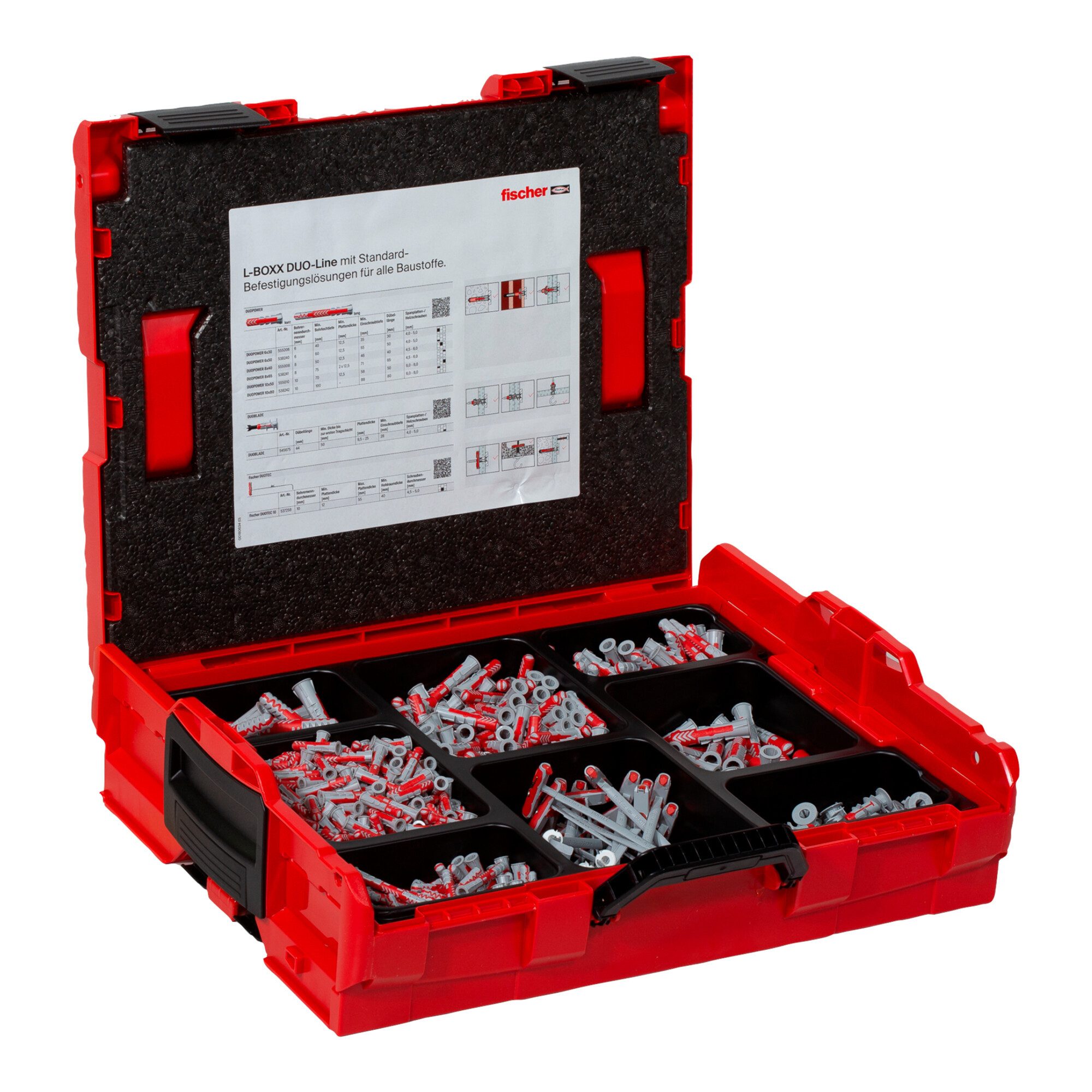 fischer Dübel-Set fischer L-Boxx 102 DuoLine (833 Teile)