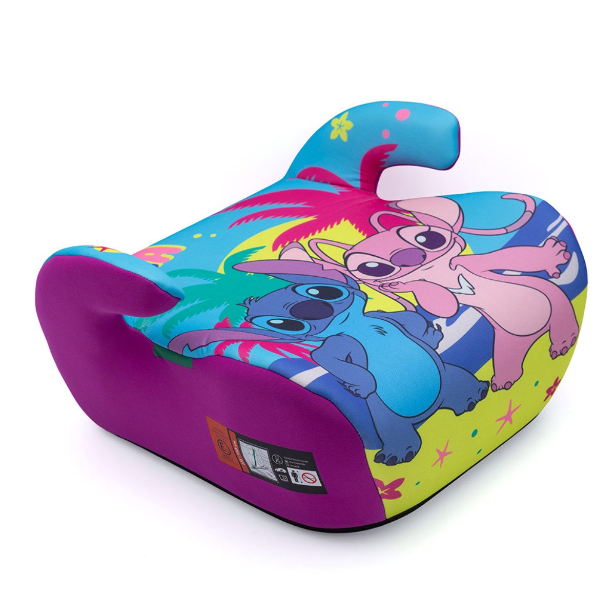 Disney Autokindersitz Lilo & Stitch Booster R129 Sicherer Kindersitz mit Schultergurtführung – Bild 2 von 4