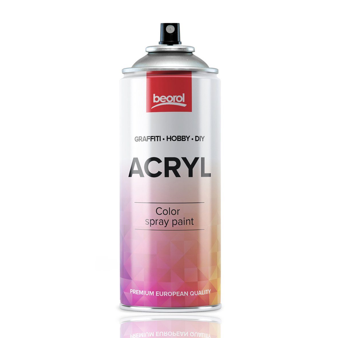 6x Lack glänzend Sprühlack 400ml Transparent glänzend Spray transparent, Acryllack Klarlack - Glanz BigDean