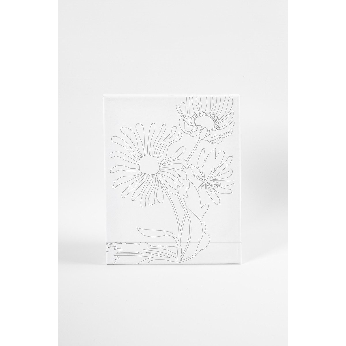 creativ company Leinwand creativ company Leinwand mit Vordruck Große Blumen 24x30cm
