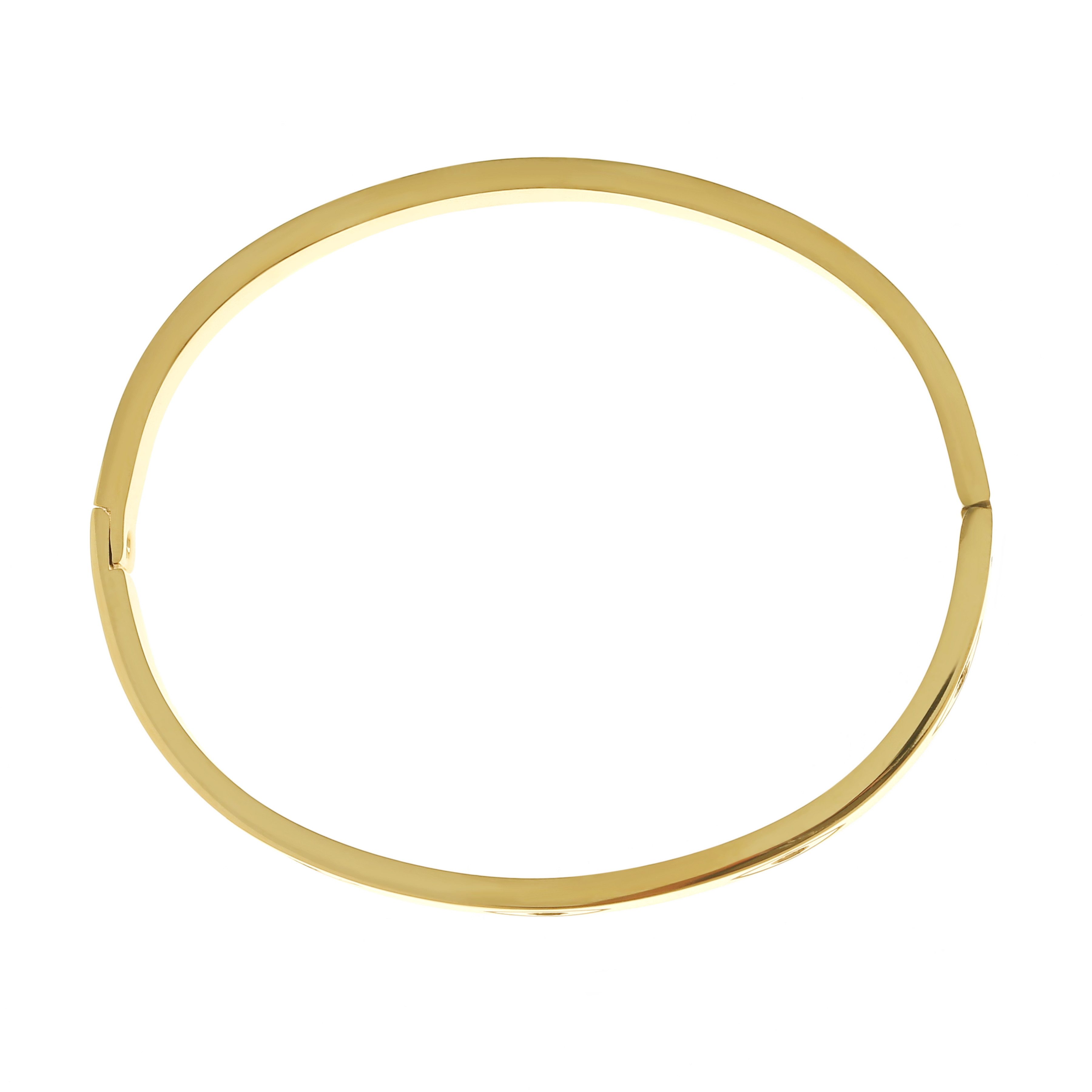 Made by Nami Armreif aus Gold mit Verzierungen aus Edelstahl Hypoallergen und Wasserfest
