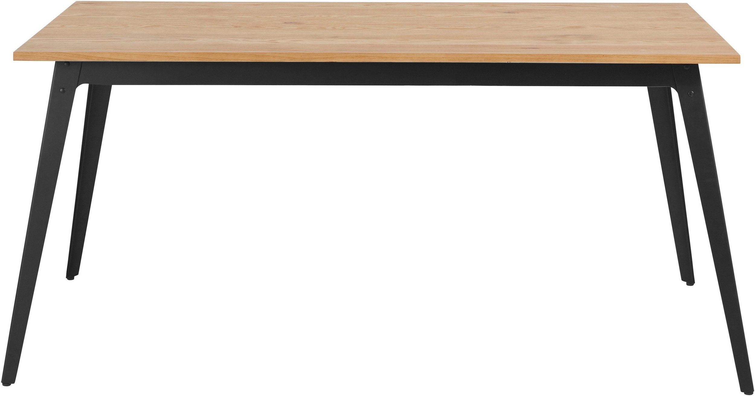 Malti, Tischplatte Gestell Kiefer Esstisch und loft24 aus Metall aus