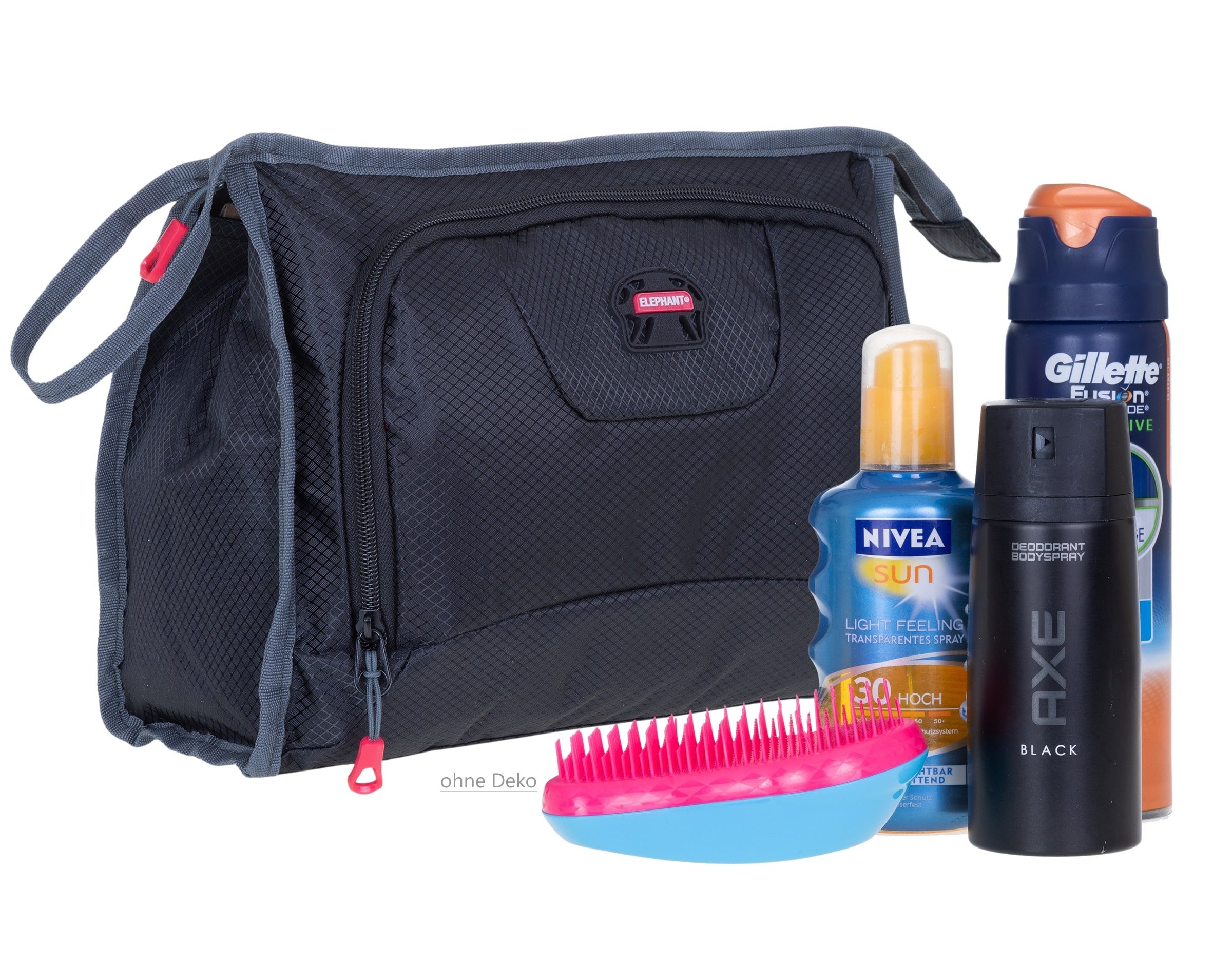 ELEPHANT Kulturbeutel Kulturtasche Trainer groß Kosmetiktasche, Washbag Reise Gepäck Beautycase Tasche