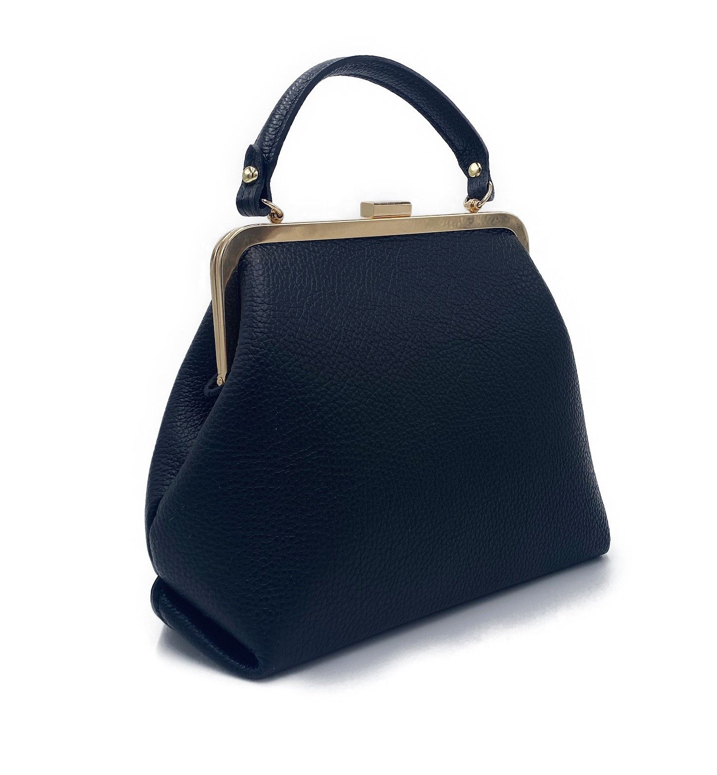 Taschenkinder Handtasche Louise – Damen Lederhandtasche im Vintage-Stil (Packung), Made in Italy - Echtes Leder