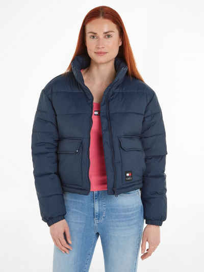 Tommy Jeans Kurzmantel TJW BACK LOGO PUFFER mit Logopatch