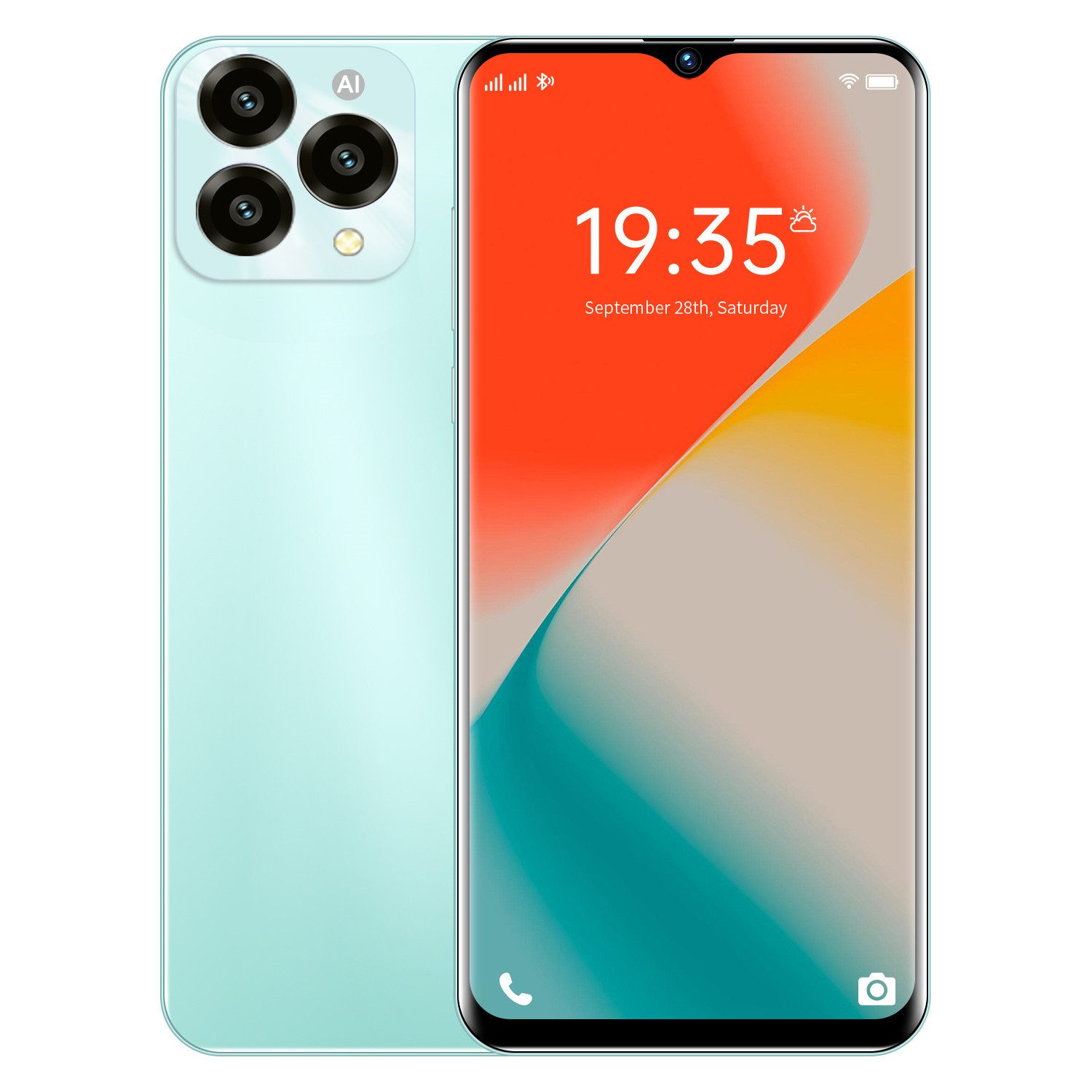 Smartphone mit MTK6765-Chip, 4GB RAM + 64GB ROM, Smartphone