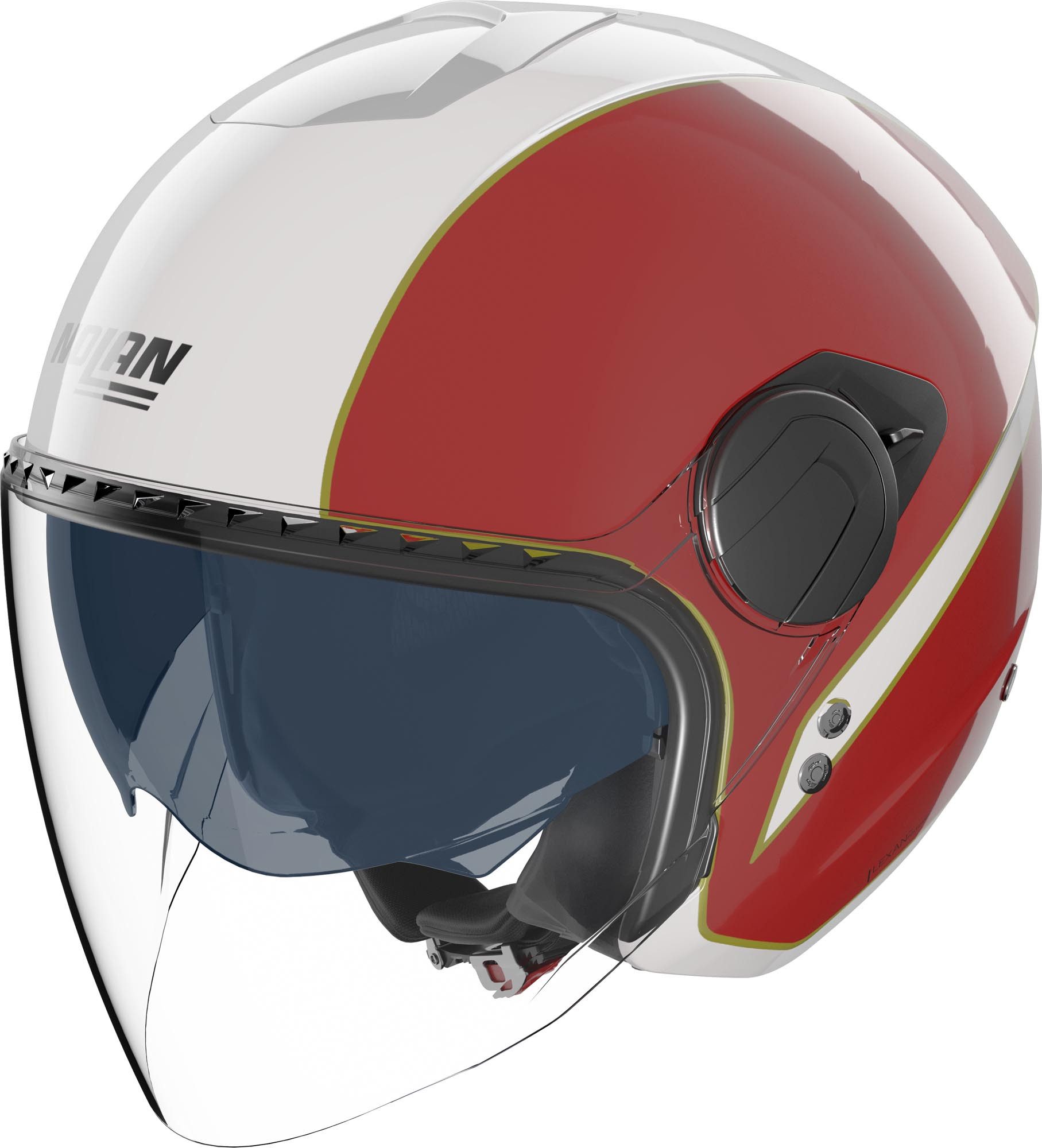 NOLAN Motorradhelm N20-2 Visor Tricolore Jethelm, integriertes Sonnenvisier