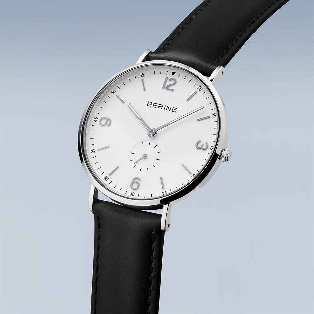 Bering Quarzuhr Bering Classic silber glänzend 14040-404 14040-404, Hochwertiges Produkt mit zeitlosem Design, sorgfältiger Verarbeitung