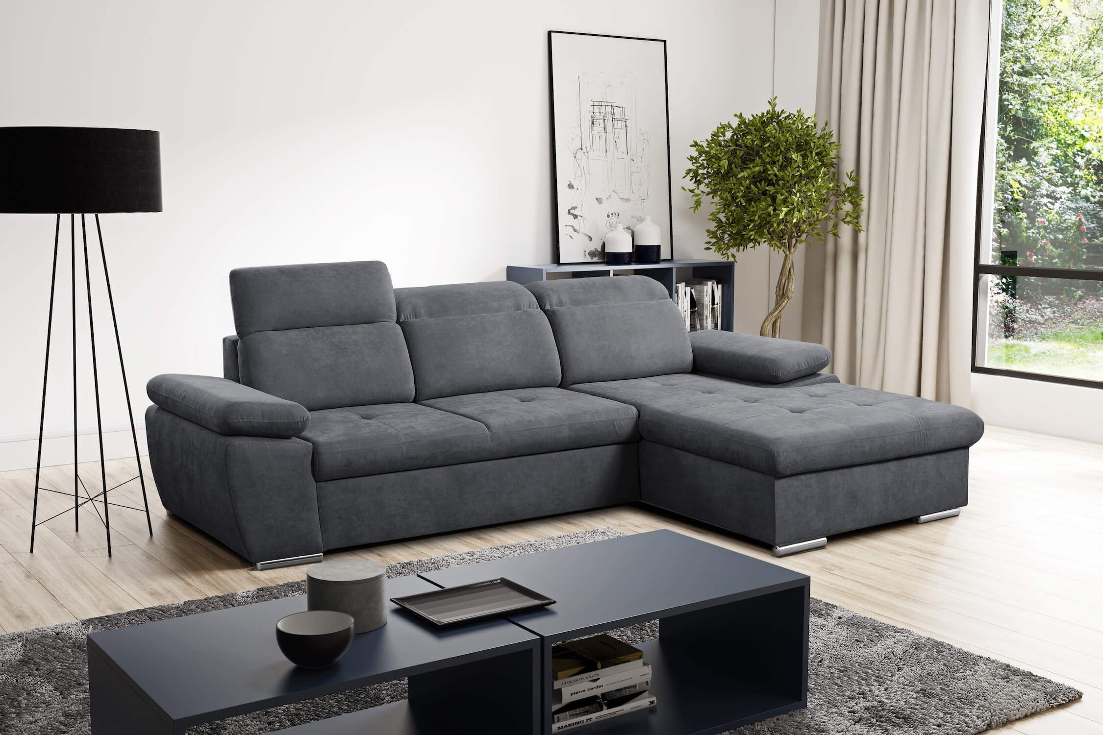 mokebo Ecksofa »Die Wandelbare«, aus Luxus-Microfaser weich, auch als  Schlafcouch, Eckcouch mit Schlaffunktion oder 3-Sitzer Sofa online kaufen |  OTTO