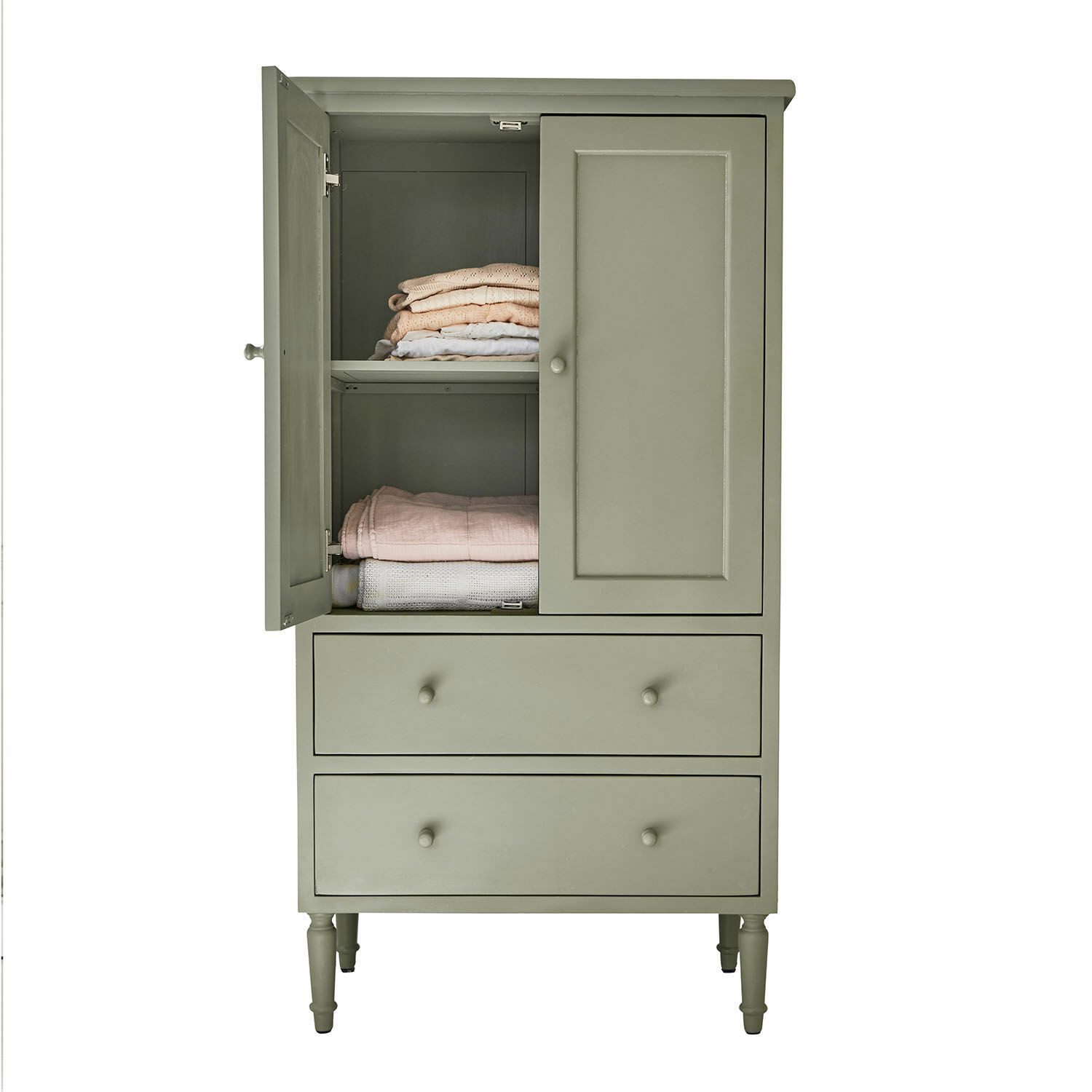 Mirabeau Kinderkleiderschrank Schrank Kystlund grün