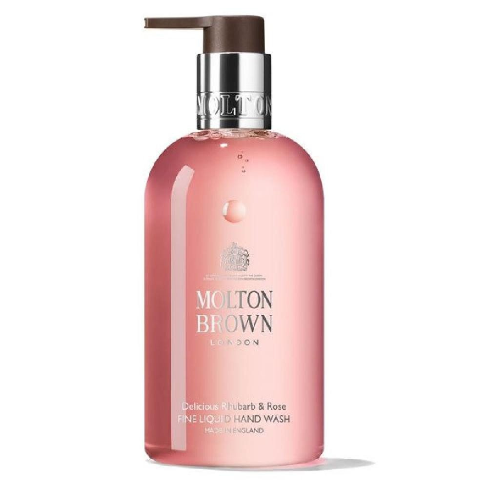 MOLTON BROWN Seifen-Set Seife Hand Wash Delicious Rhubarb & Rose (300ml)