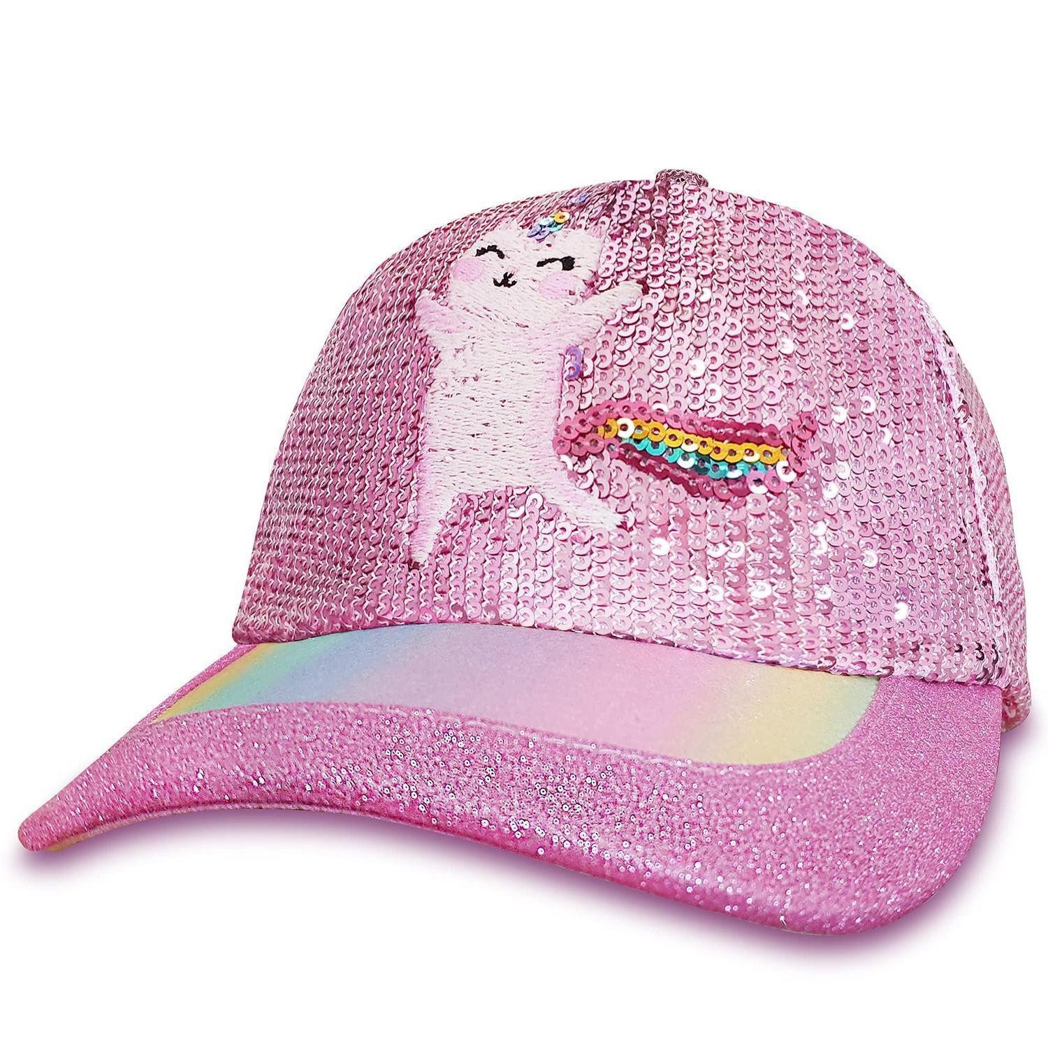LuxusKollektion Baseball Cap Basecap Kinder Jungen Mädchen Snapback Pailletten Em Cat 18-24 Monate