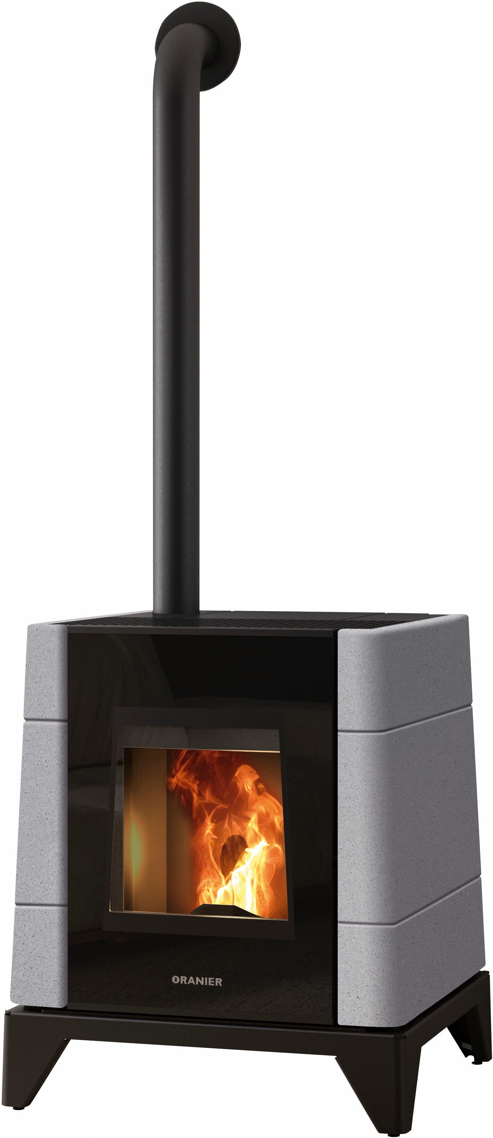Oranier Pelletofen »Pio conStone« Beton, 5,5 kW, Zeitbrand, Pelletofen Pio mit integrierter WiFi-Funktion