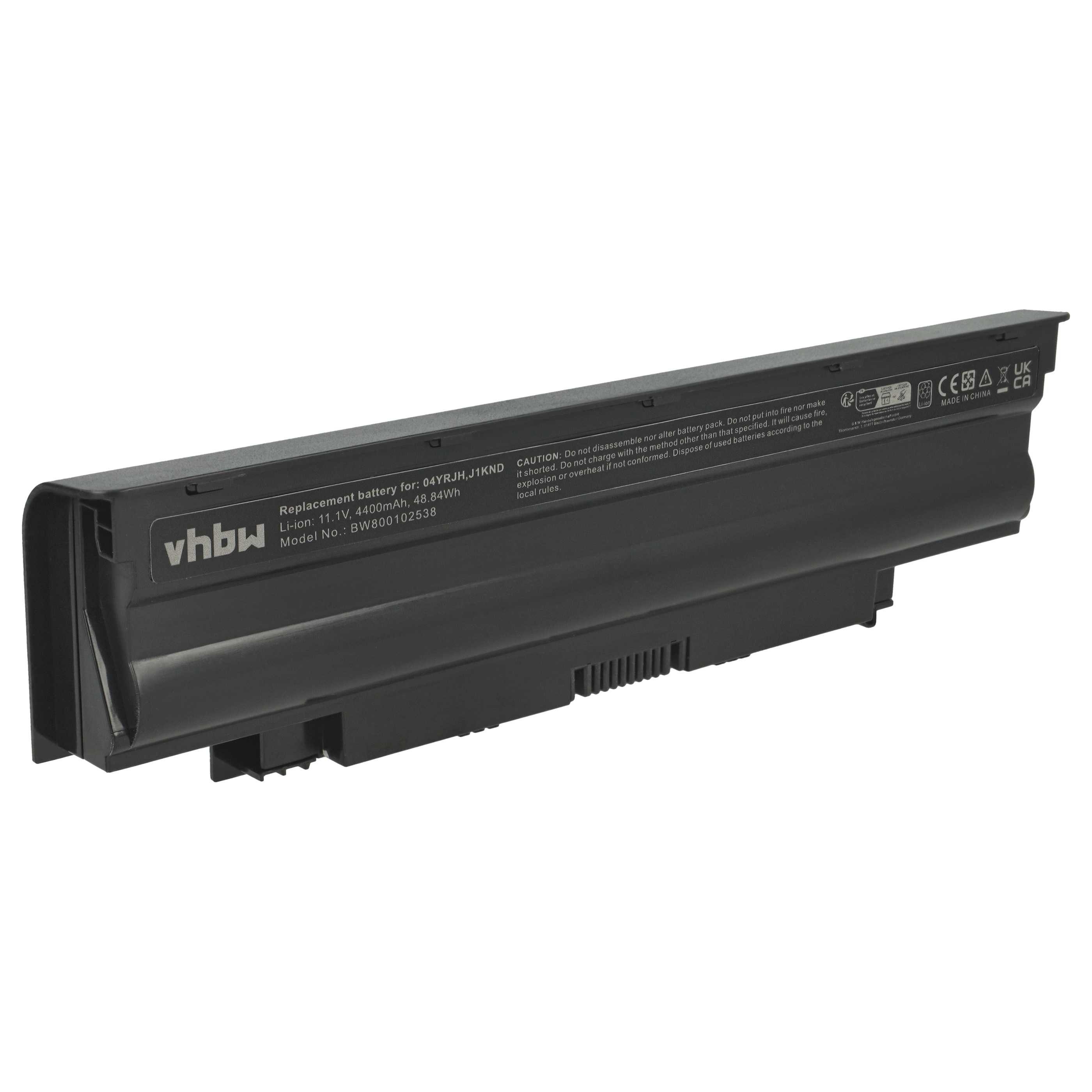 vhbw Akku passend für Dell Vostro 3750, 3450, 3550, 1450, 3555, 1540, 1440, Laptop-Akku Akku Li-Ion 4400 mAh (11,1 V, 1 St), Leistungsfähiger Austausch-Akku für Notebook, Wiederaufladbar, Jede