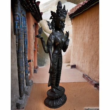 Asien LifeStyle Buddhafigur Chenrezig Avalokiteshvara Bronze Figur Tibet 67cm groß