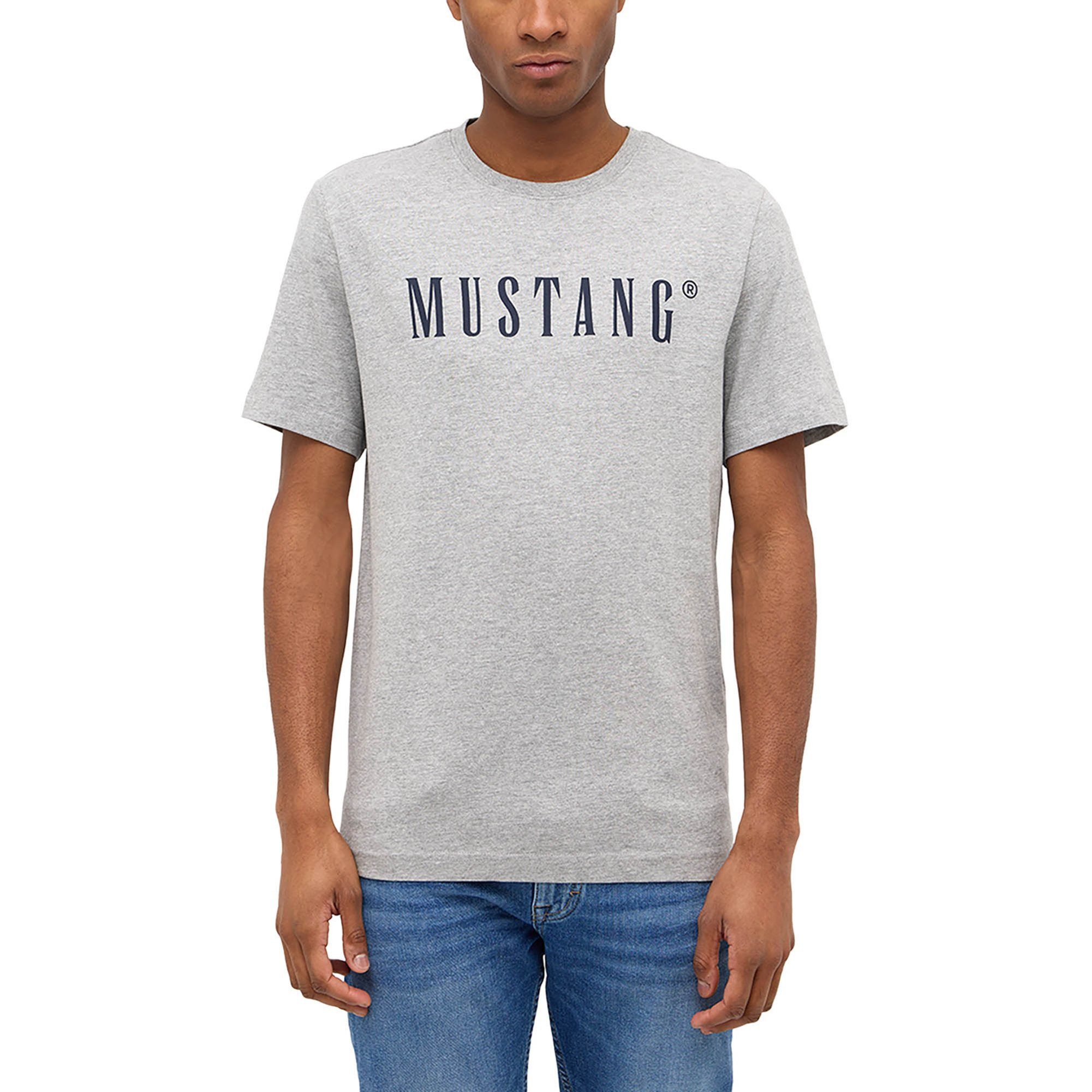 MUSTANG T-Shirt Herren T-Shirt 3er Pack Baumwolle Style Austin 3P (Packung, 3er Pack)