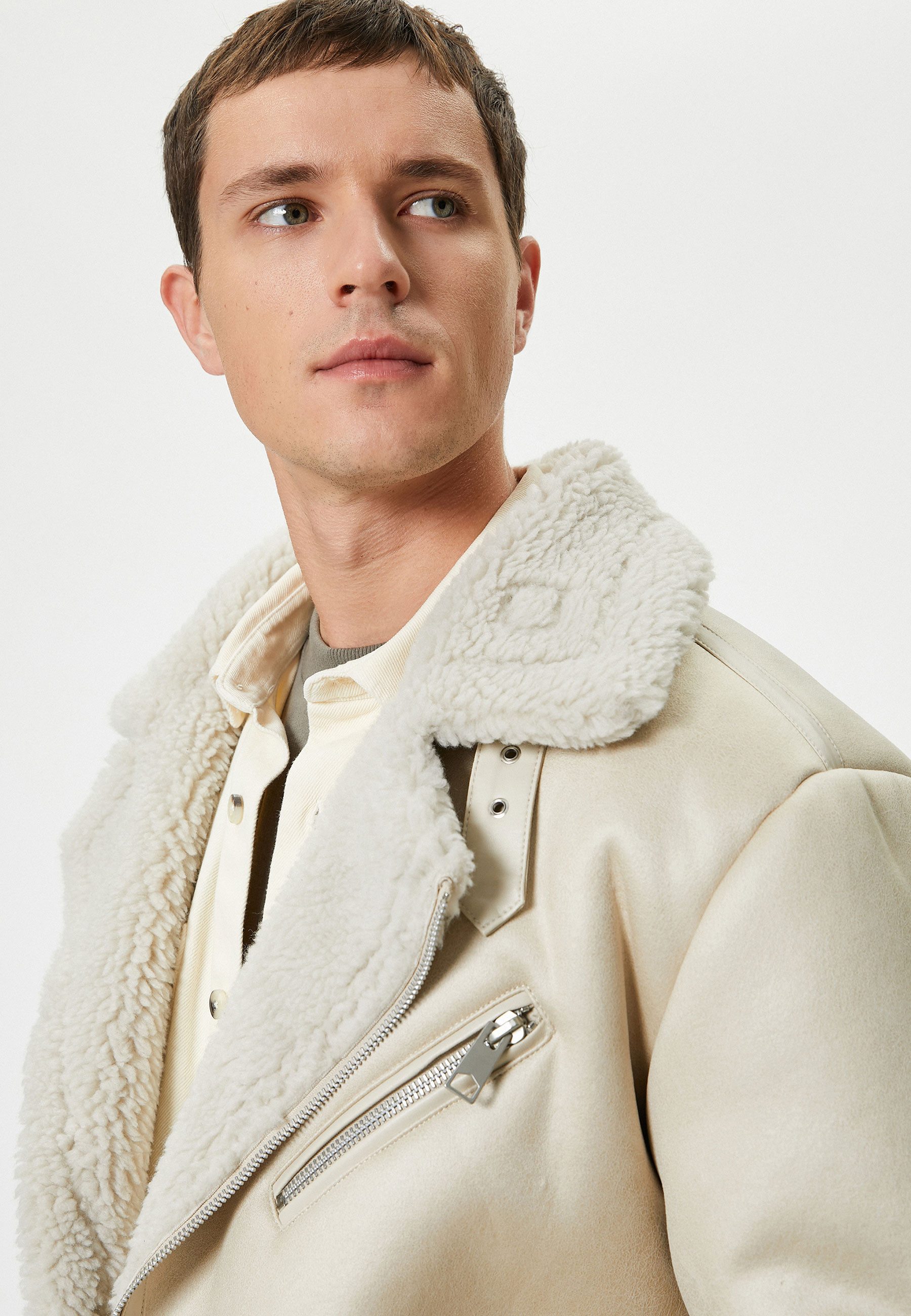 Lederimitatjacke Kunstleder Slim
