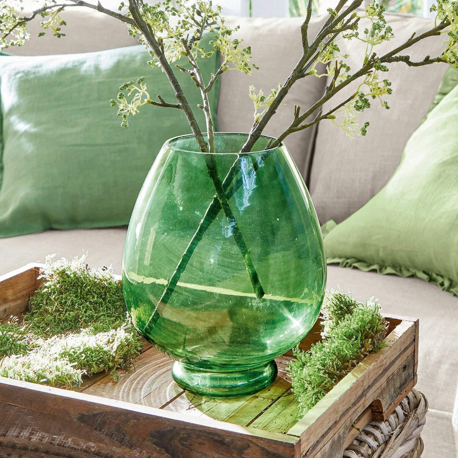 Mirabeau Tischvase Vase Benedice grün