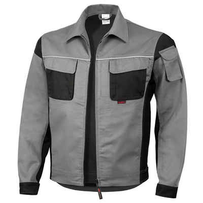 QUALITEX HIGH QUALITY WORKWEAR Arbeitsjacke strapazierfähige PROfessionals Arbeitsjacke - faserverstätkt MG 245 g (1-St) Werkstattjacke mit 15 Taschen - pflegeleicht Werkstattjacke - Waschbar