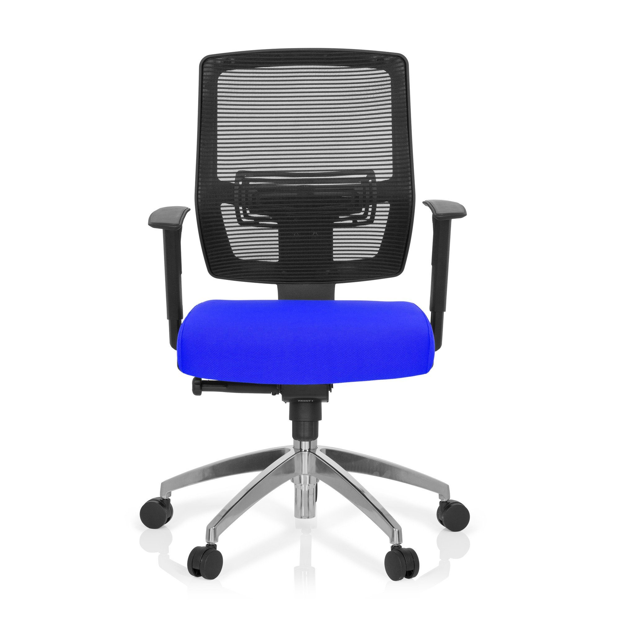 hjh OFFICE Drehstuhl Profi Bürostuhl NET 90 Stoff/Netzstoff (1 St), Schreibtischstuhl ergonomisch Schwarz/Blau