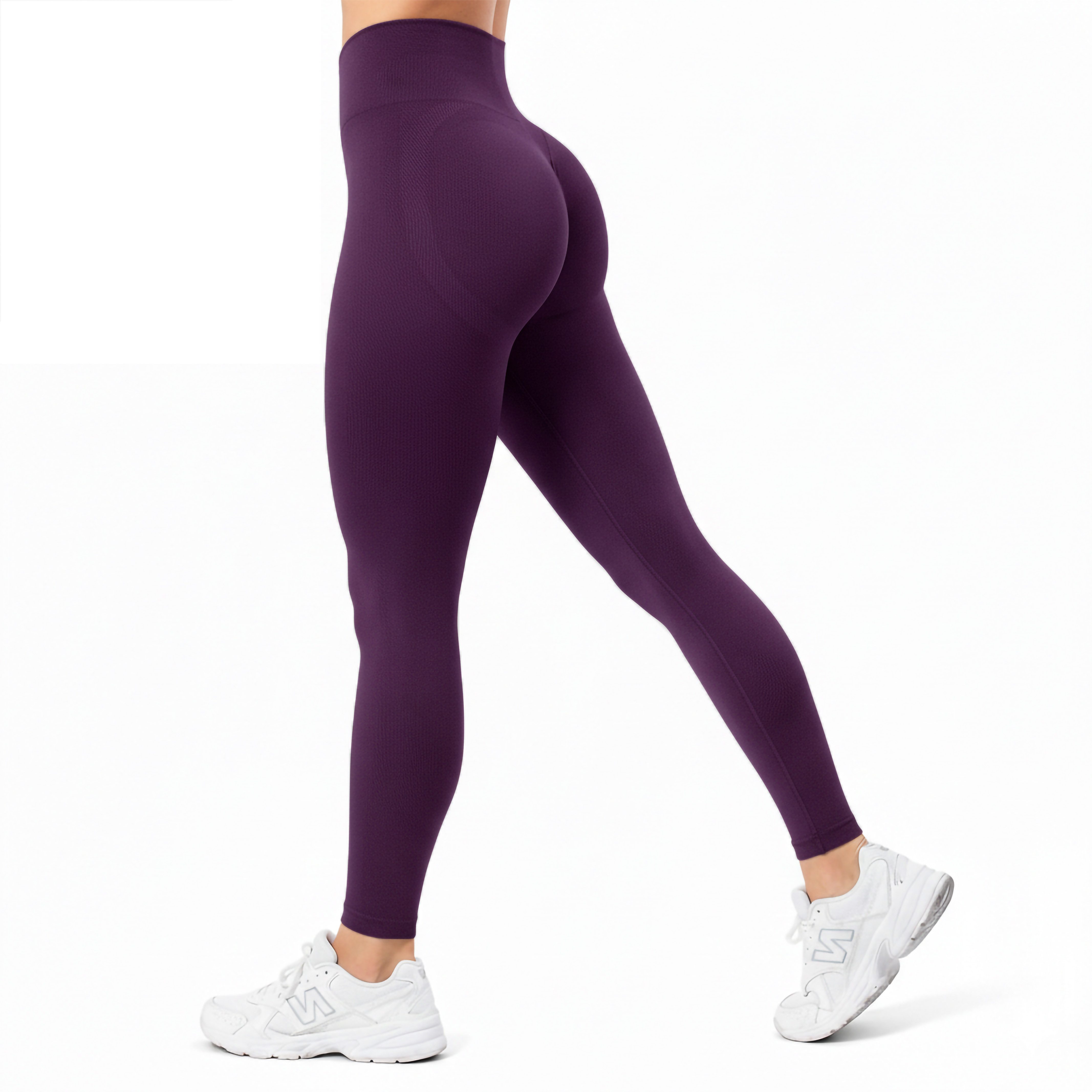 Leggings Shayla, High Waist Yogahose mit Push-up-Effekt, nahtlos & enganliegend