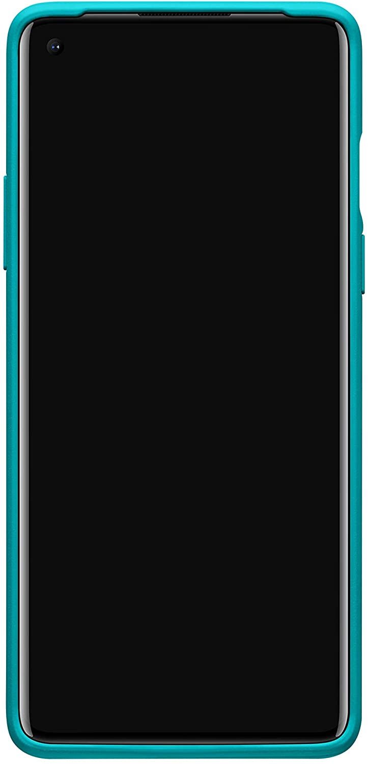 OnePlus Smartphone-Hülle Original OnePlus 8 Sandstone 6,55" Bumper Case 5431100138 Cyan 16,64 cm (6,55 Zoll)