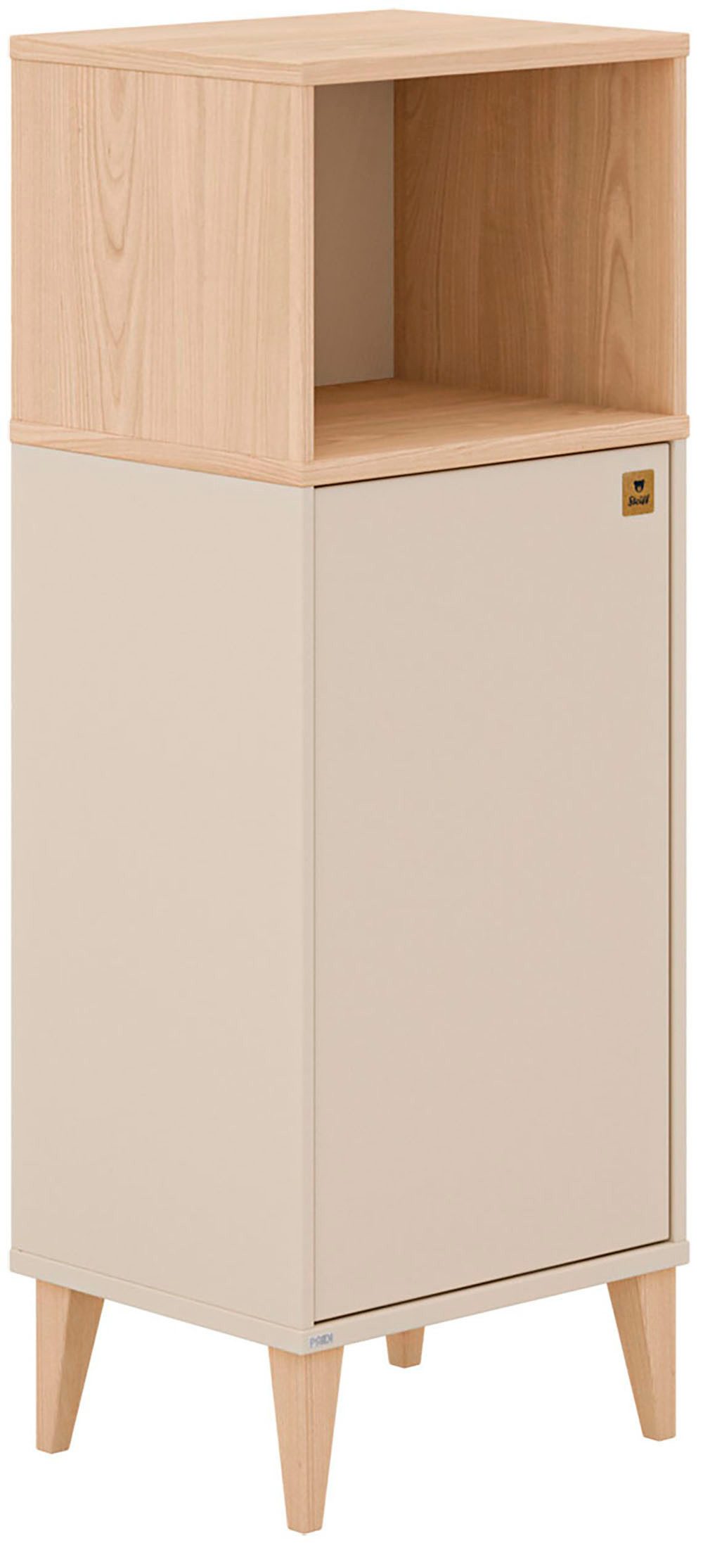 PAIDI Highboard MILA & BEN Steiff by PAIDI in Beige, inkl. Spielkiste mit Deckel, stabiles Regal mit Massivholz-Füßen, Standregal, geprüfte Qualität