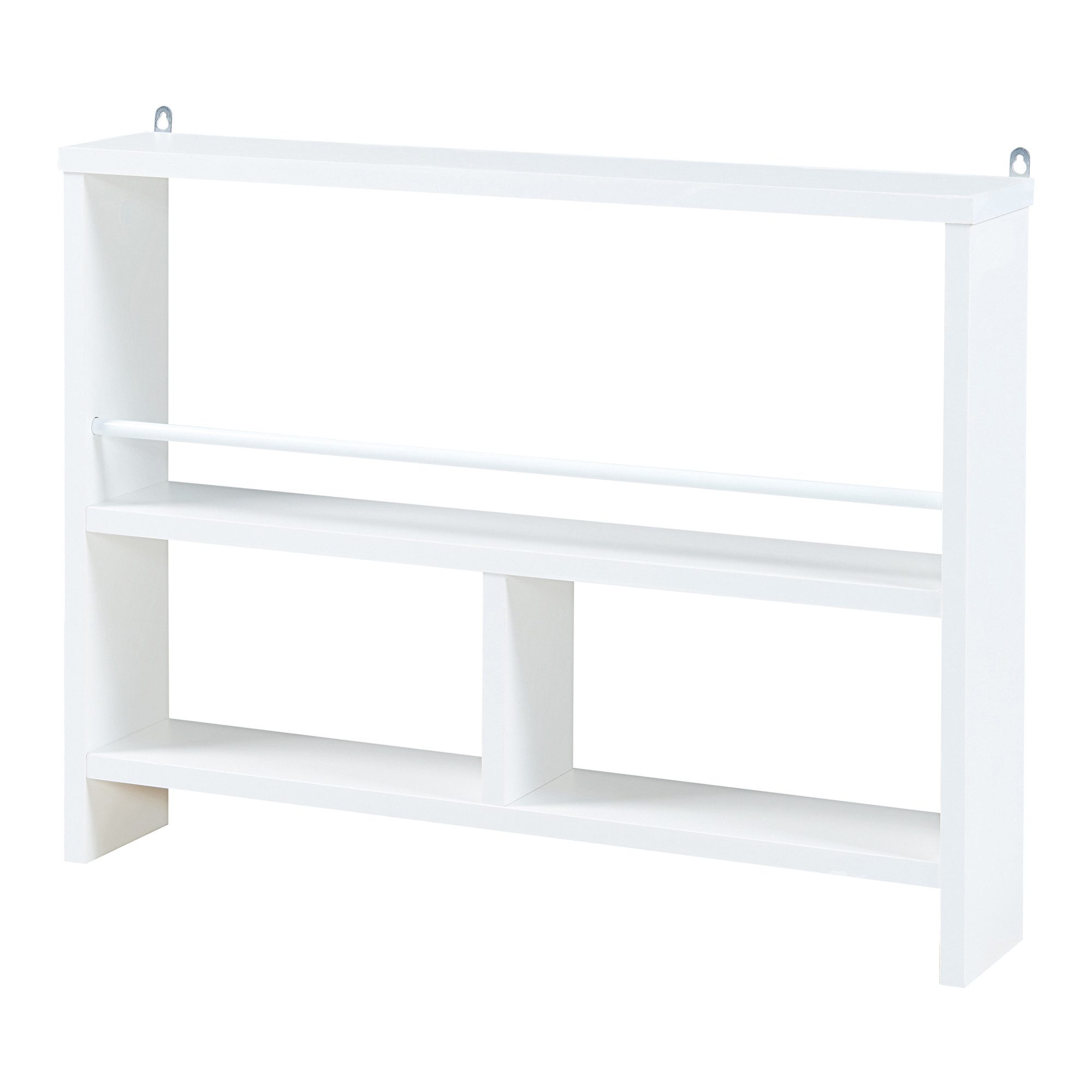 en.casa Wandregal, »Piteå« 60x10,5x45cm Weiß günstig online kaufen