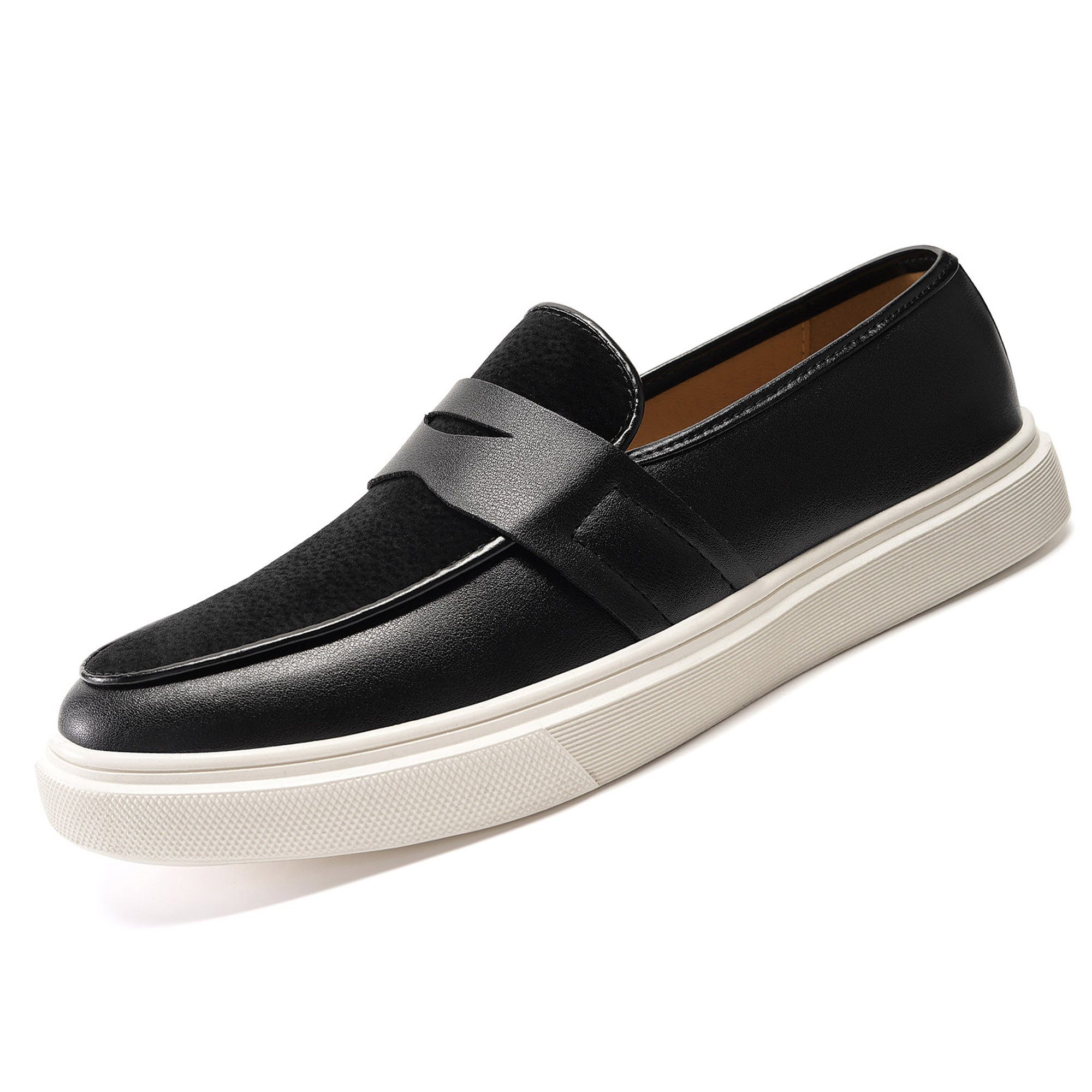 Allthemen Лоферы mit Kontrastfarbe Слипперы dicker Sohle Schlupfschuh